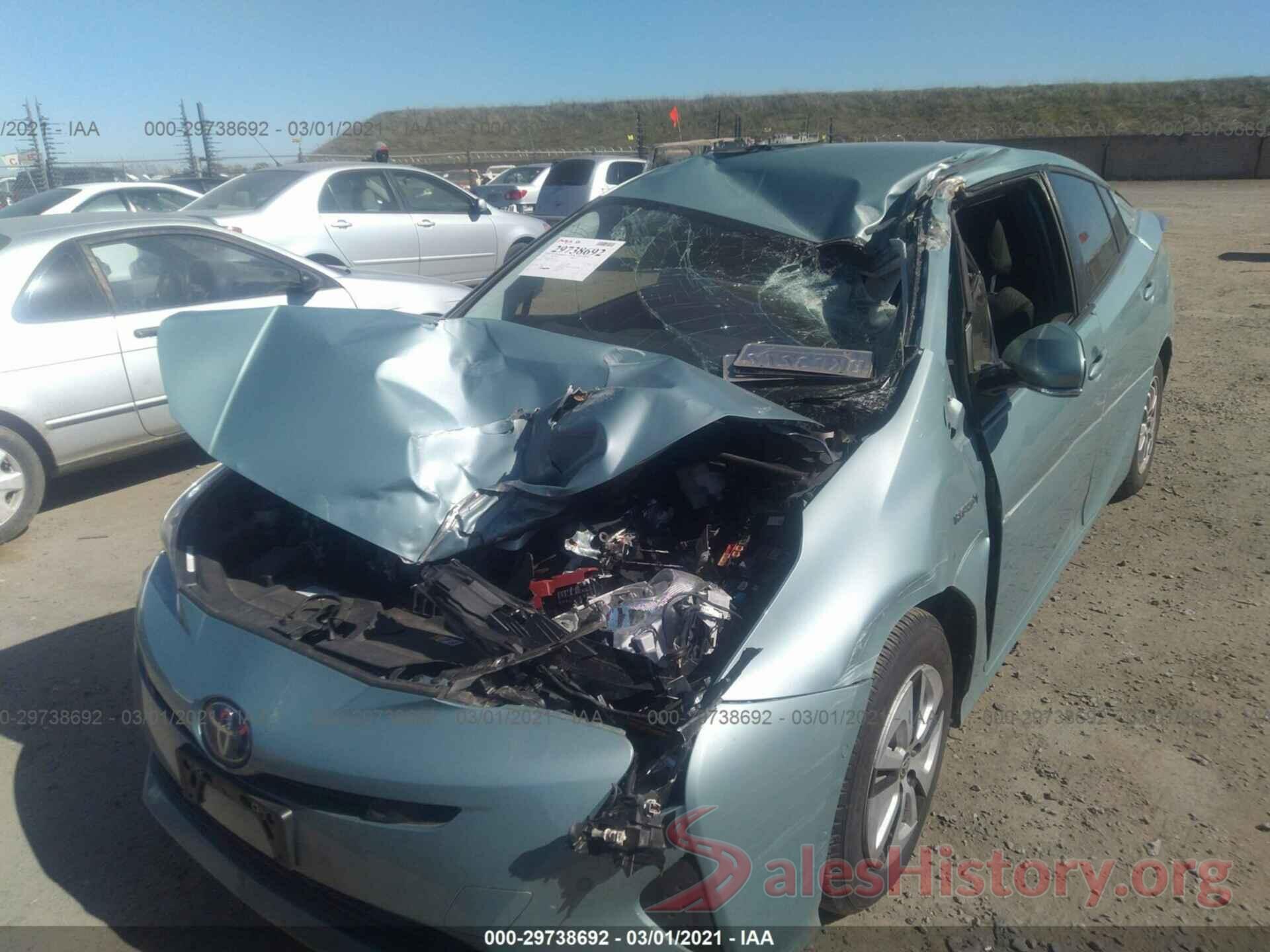 JTDKBRFU4J3064415 2018 TOYOTA PRIUS