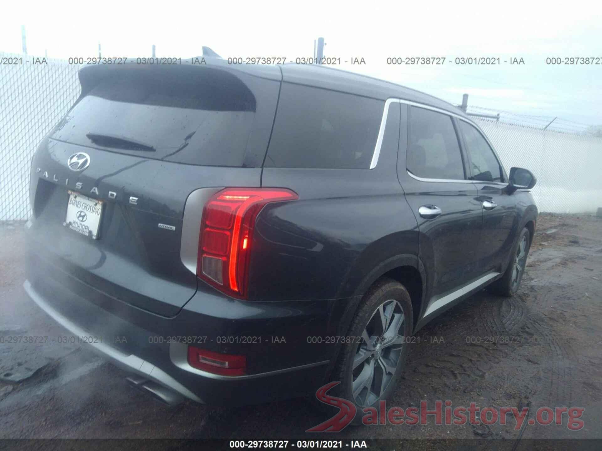 KM8R44HE2LU039958 2020 HYUNDAI PALISADE