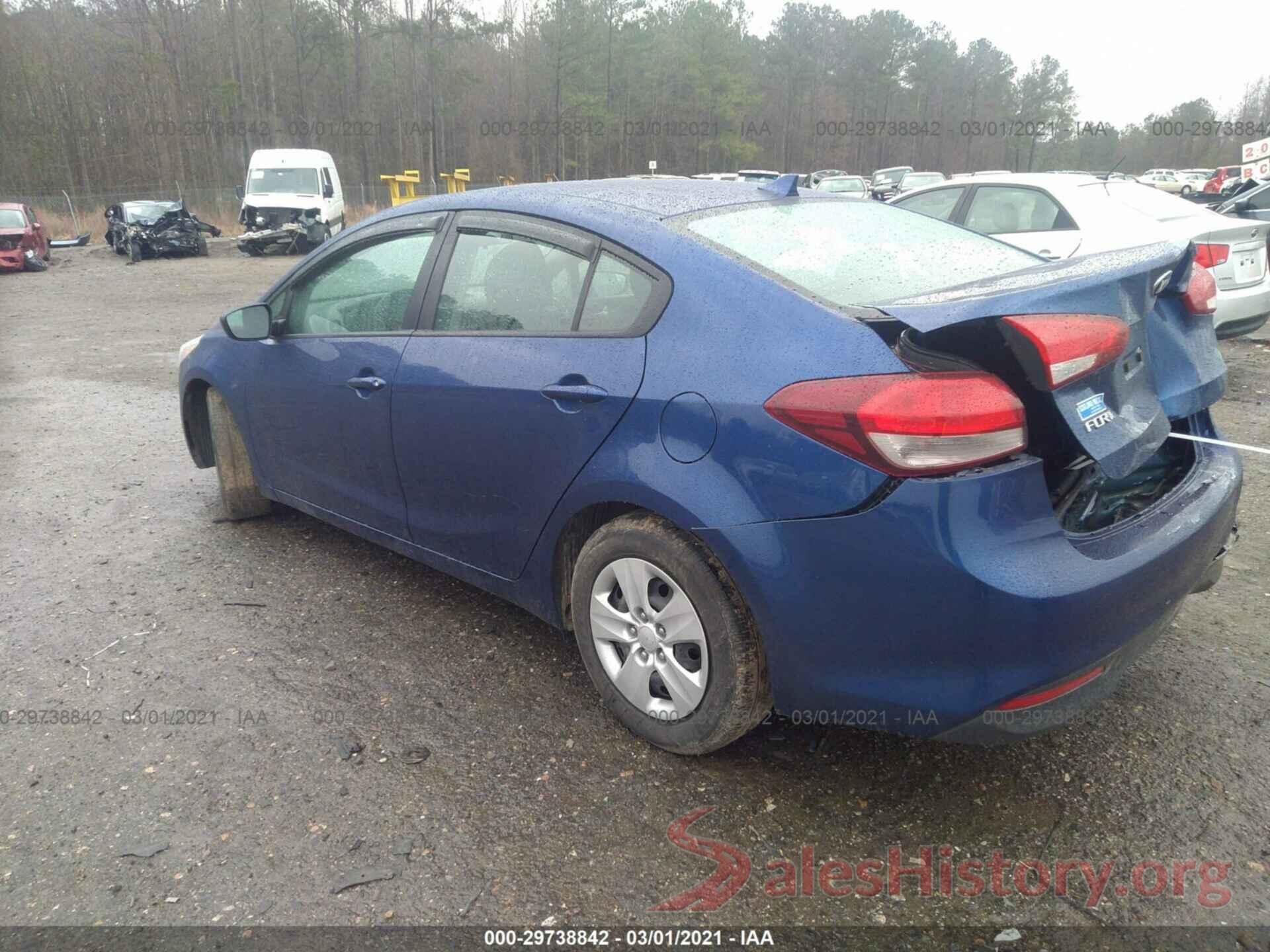 3KPFK4A79JE197458 2018 KIA FORTE