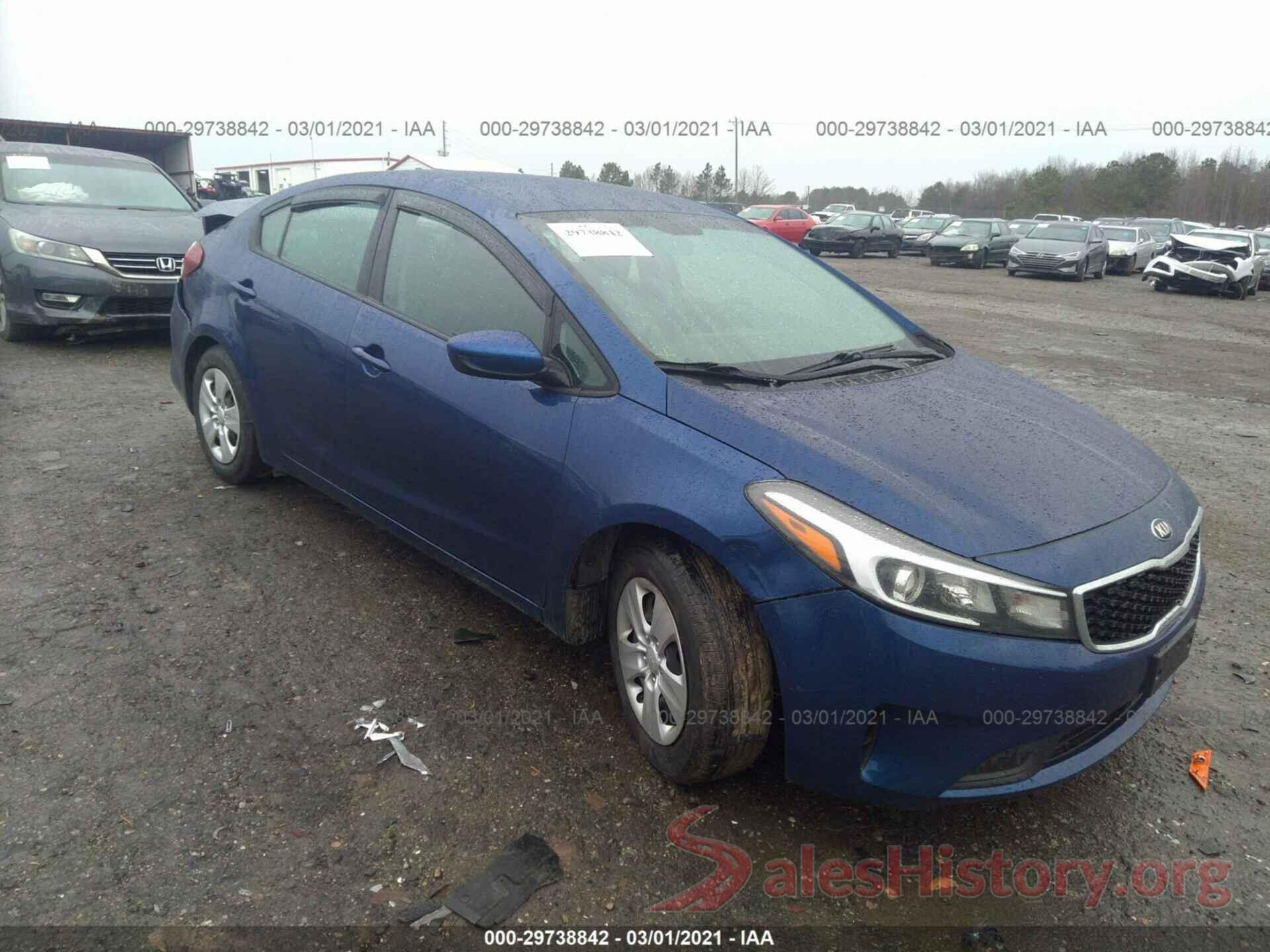 3KPFK4A79JE197458 2018 KIA FORTE