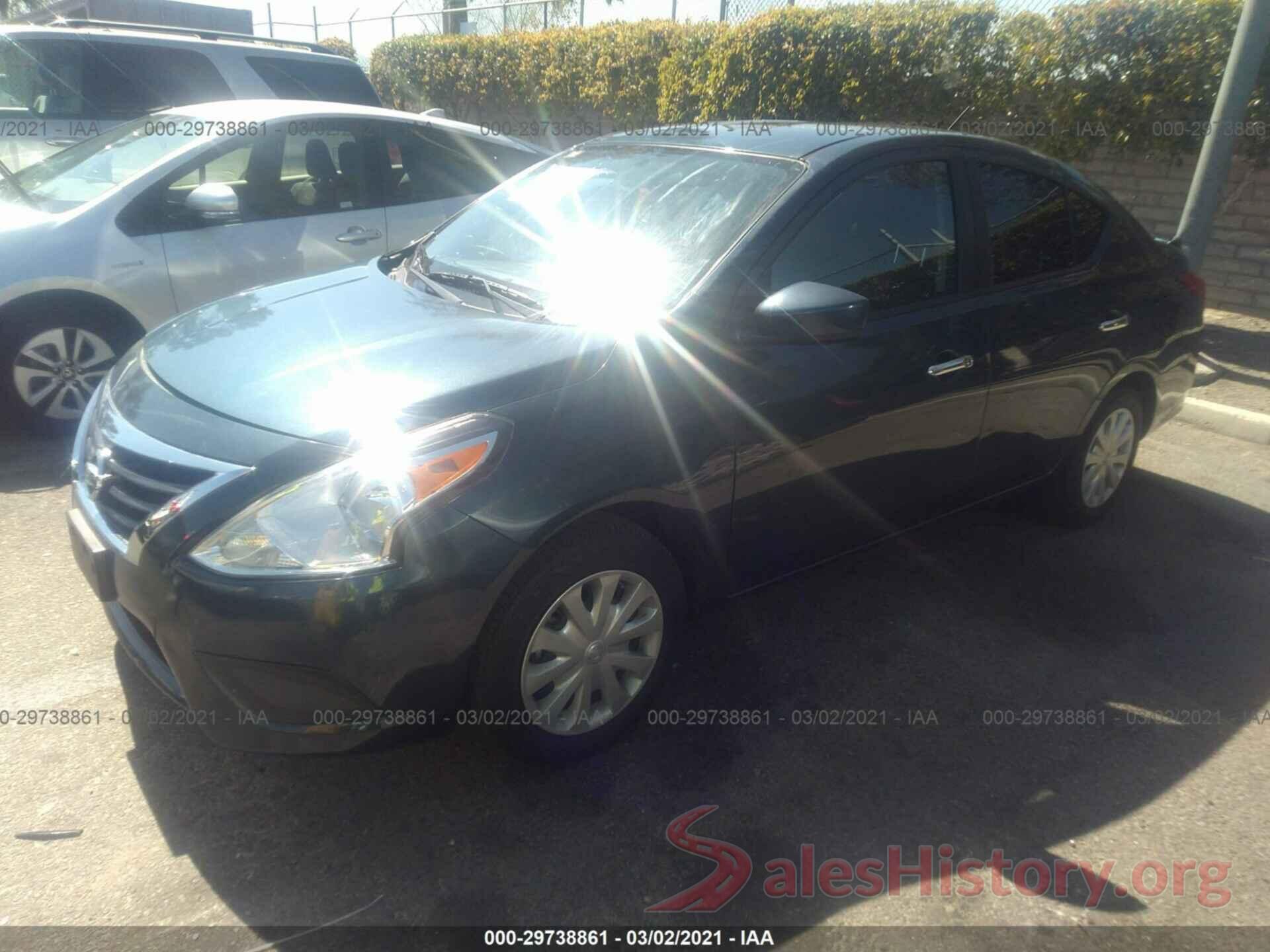 3N1CN7AP3GL848943 2016 NISSAN VERSA