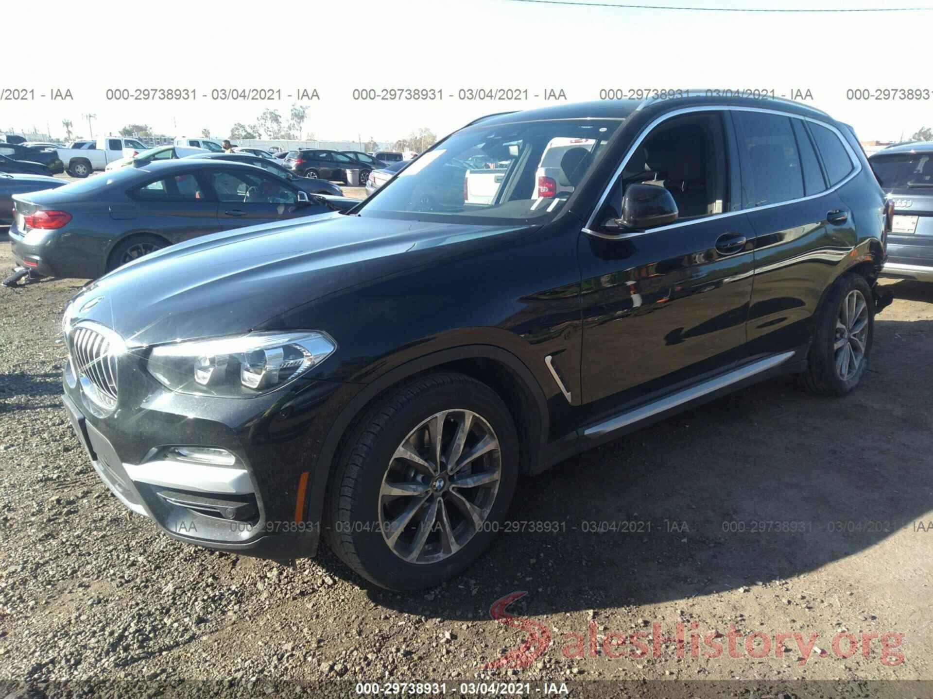 5UXTR7C50KLR45291 2019 BMW X3