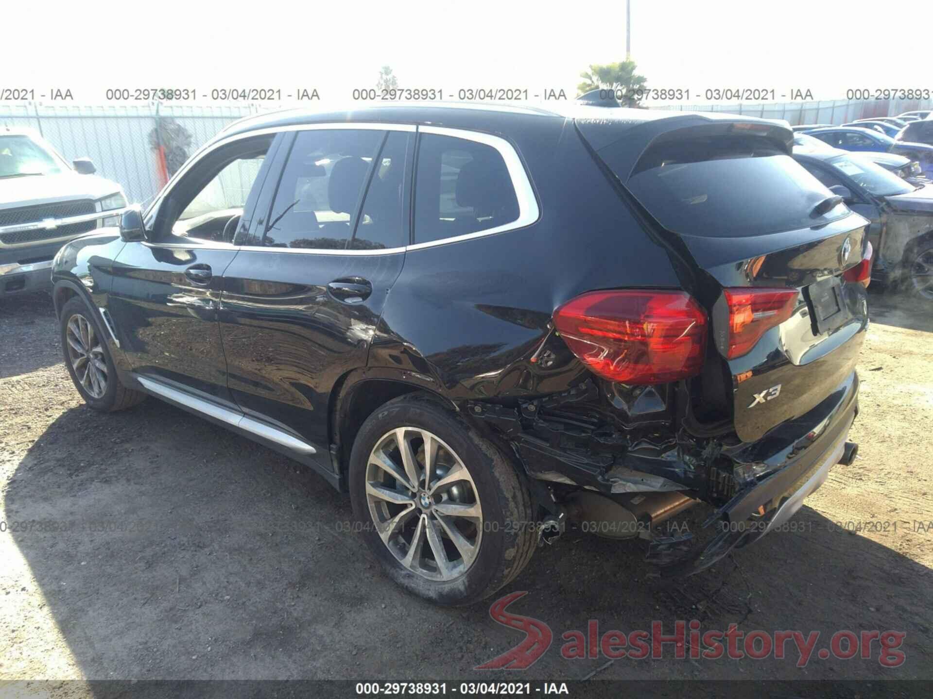 5UXTR7C50KLR45291 2019 BMW X3