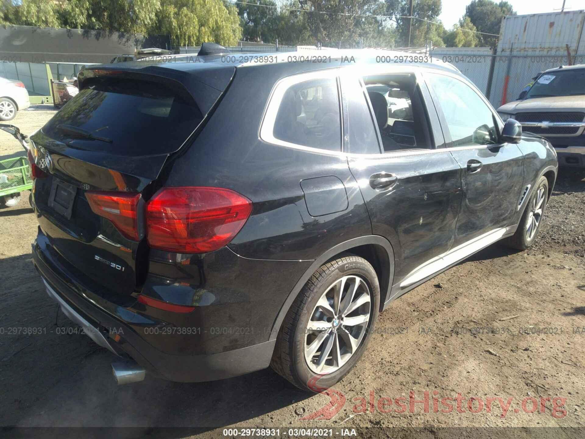 5UXTR7C50KLR45291 2019 BMW X3