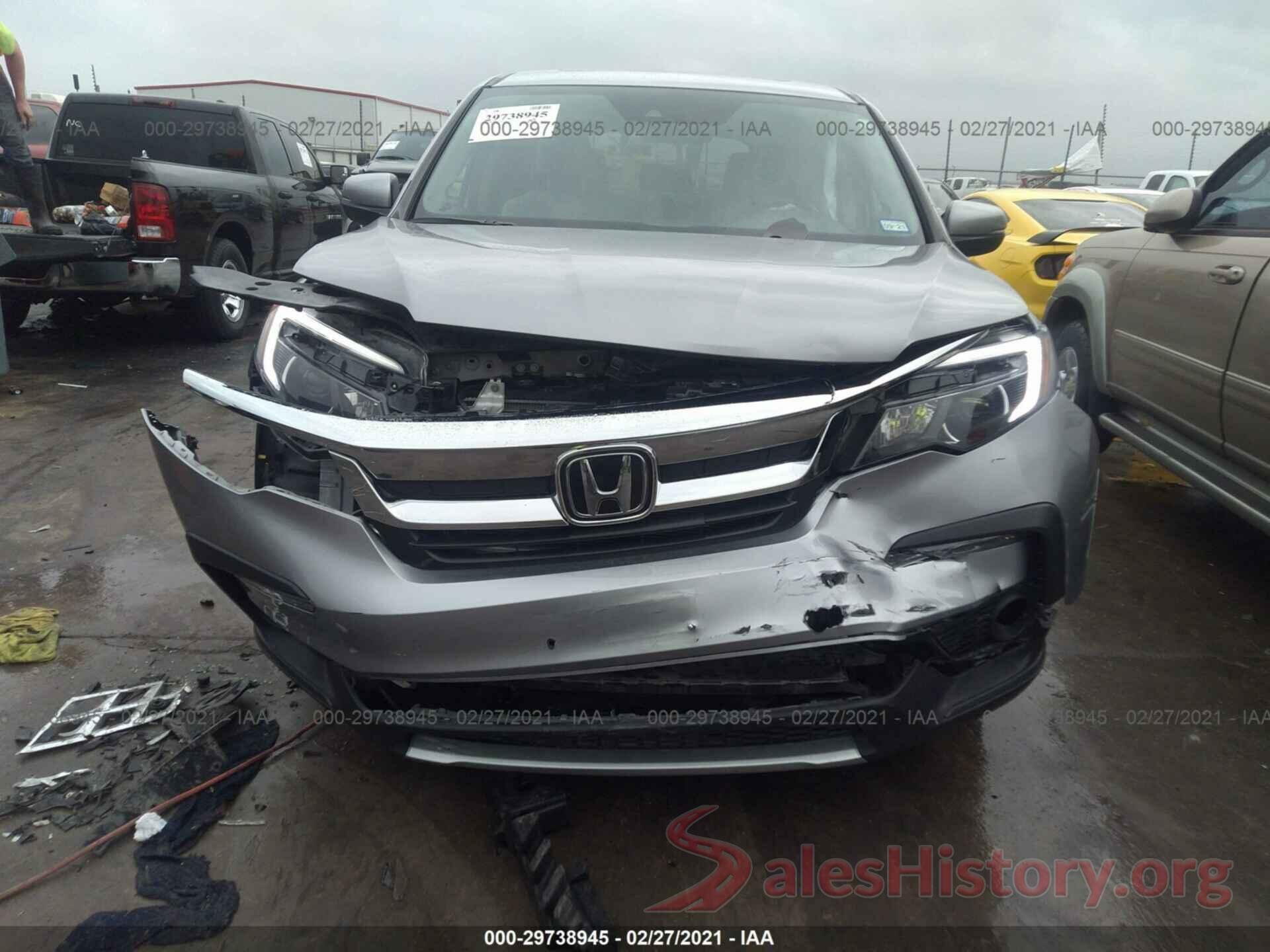 5FNYF5H58KB042595 2019 HONDA PILOT