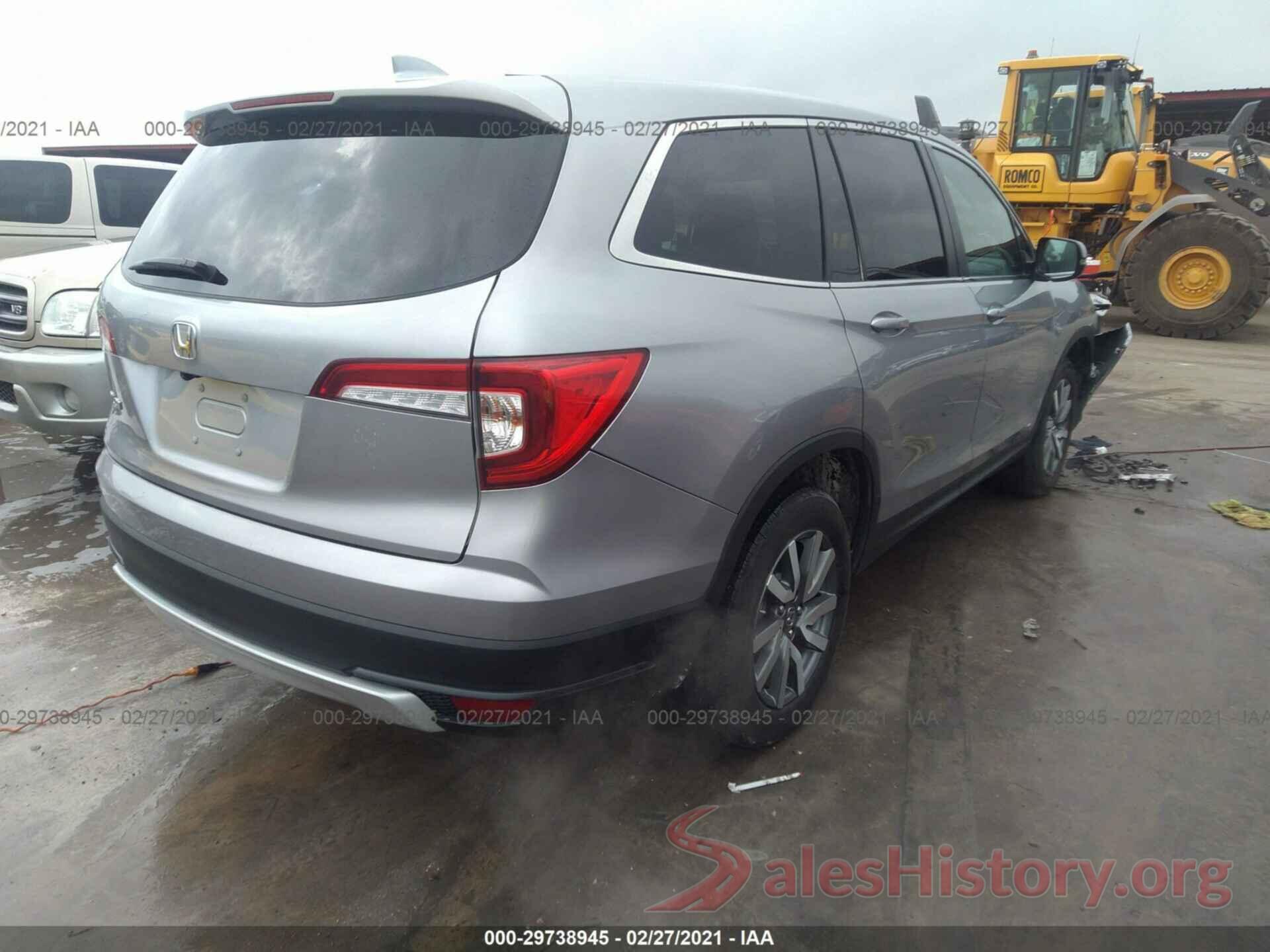 5FNYF5H58KB042595 2019 HONDA PILOT