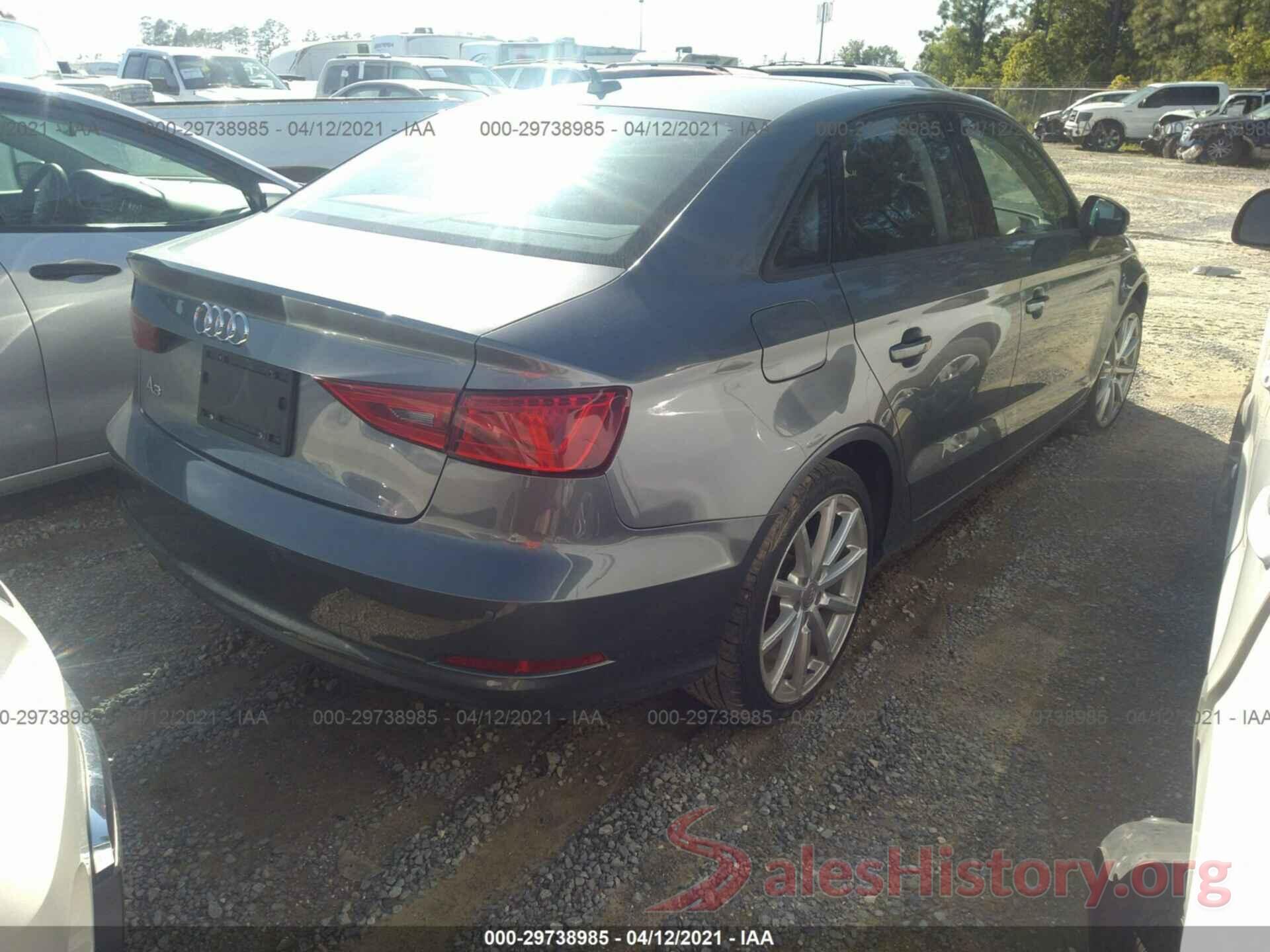 WAUA7GFF2G1009949 2016 AUDI A3