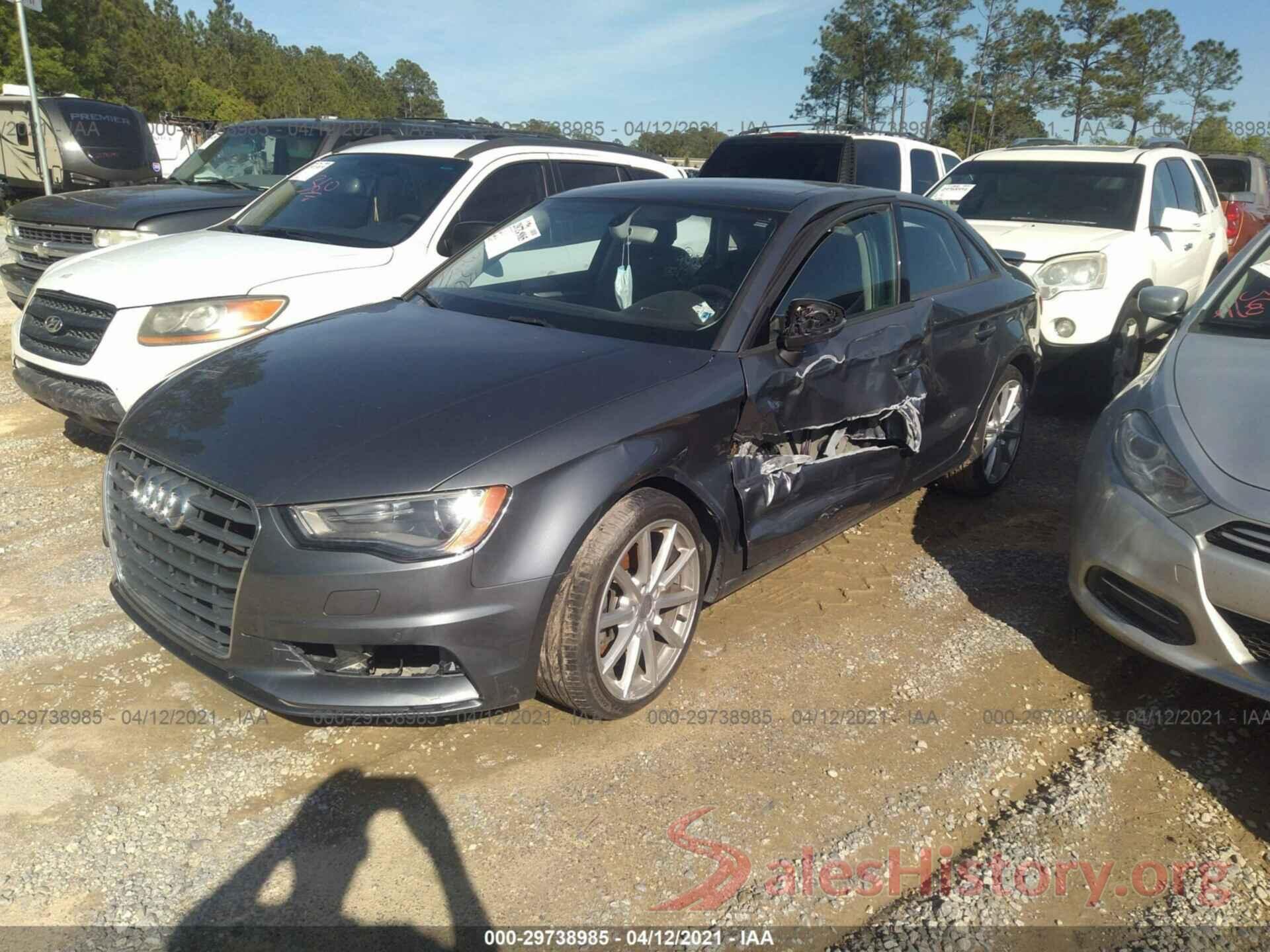 WAUA7GFF2G1009949 2016 AUDI A3