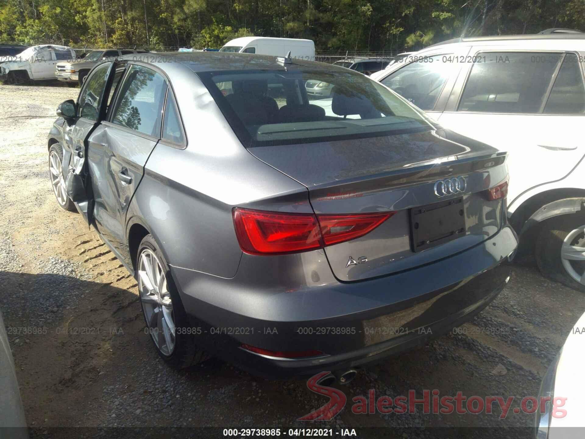 WAUA7GFF2G1009949 2016 AUDI A3