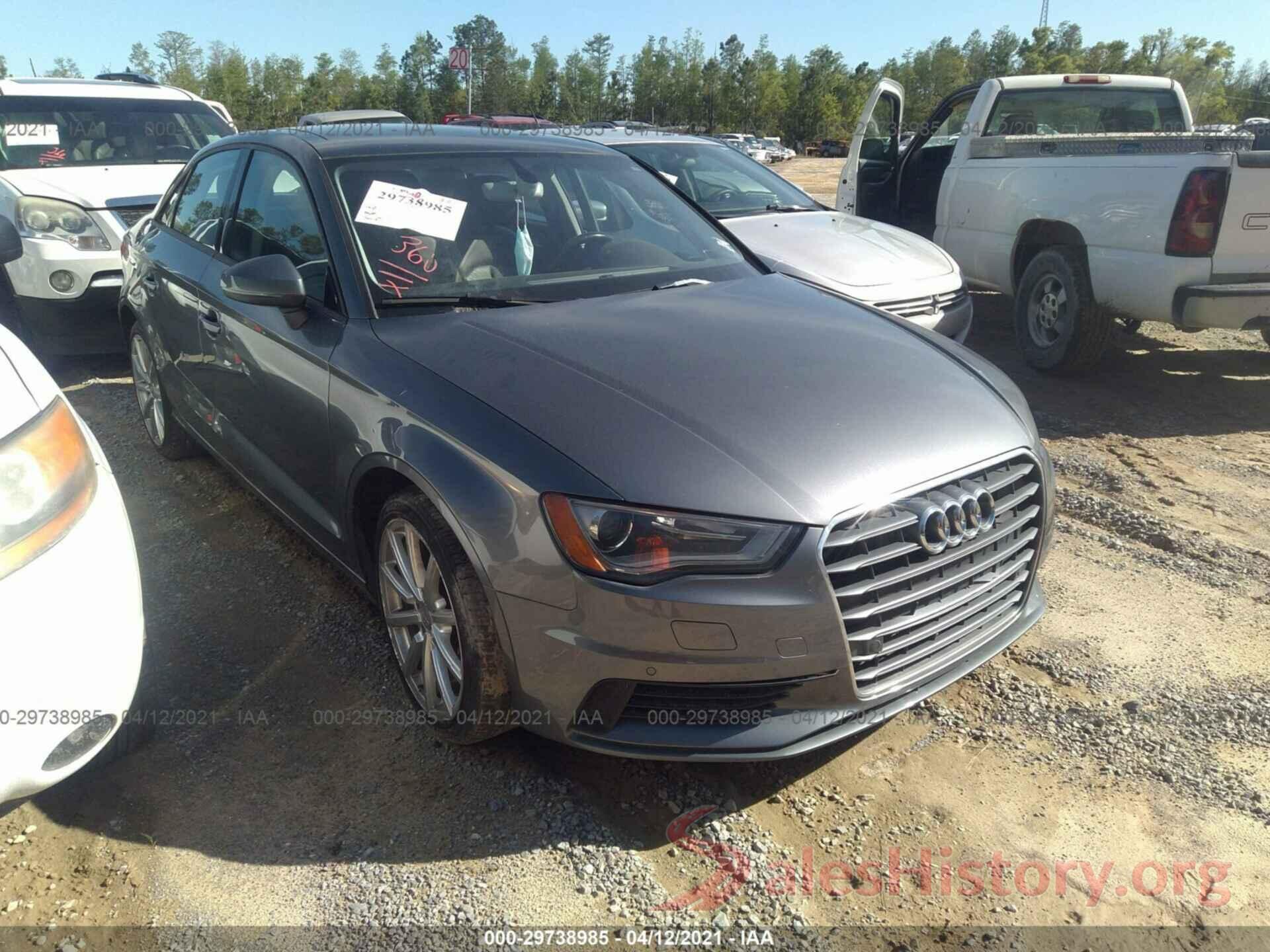 WAUA7GFF2G1009949 2016 AUDI A3