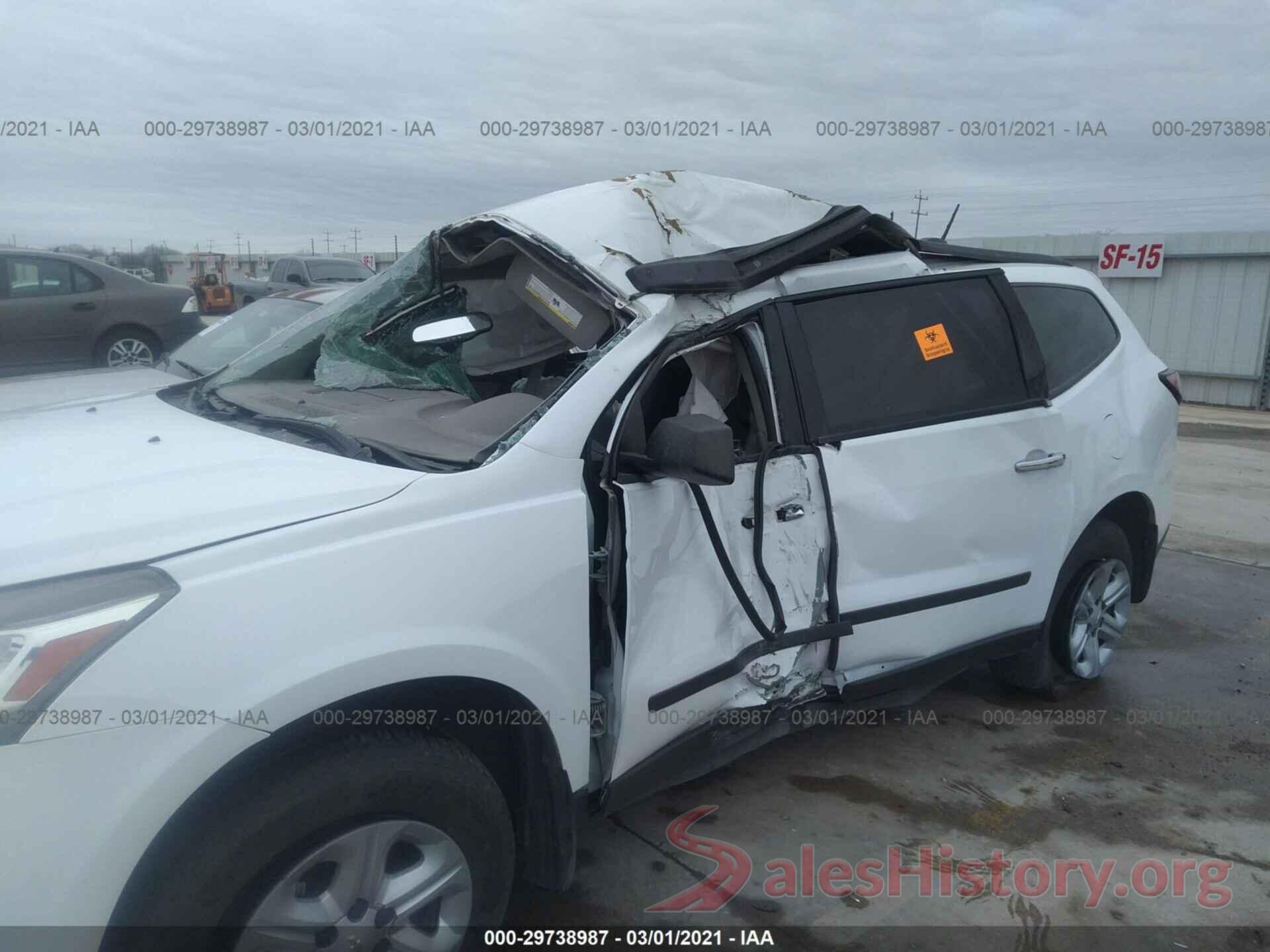 1GNKRFED4HJ300439 2017 CHEVROLET TRAVERSE