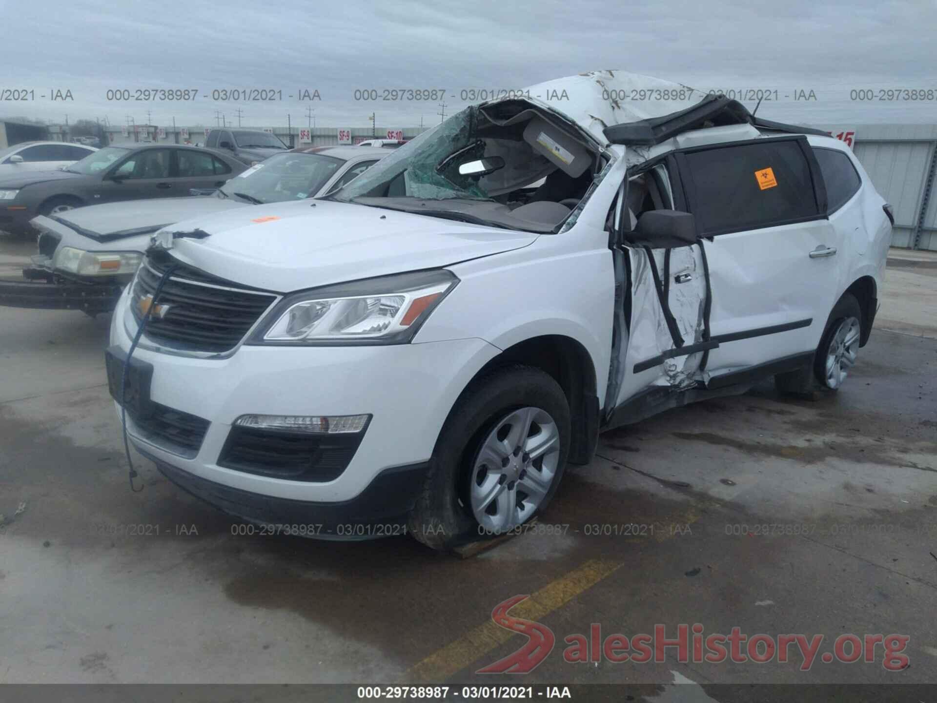 1GNKRFED4HJ300439 2017 CHEVROLET TRAVERSE