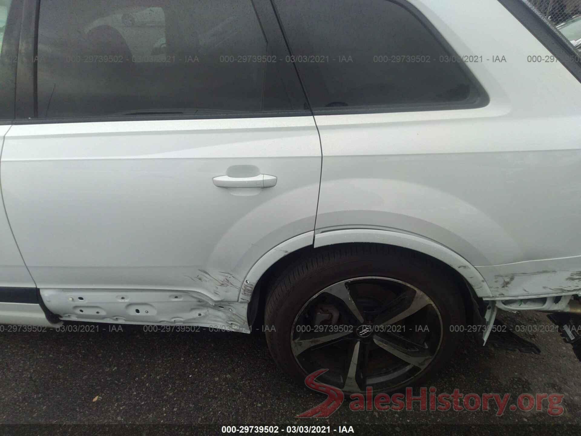 WA1LAAF70KD047703 2019 AUDI Q7