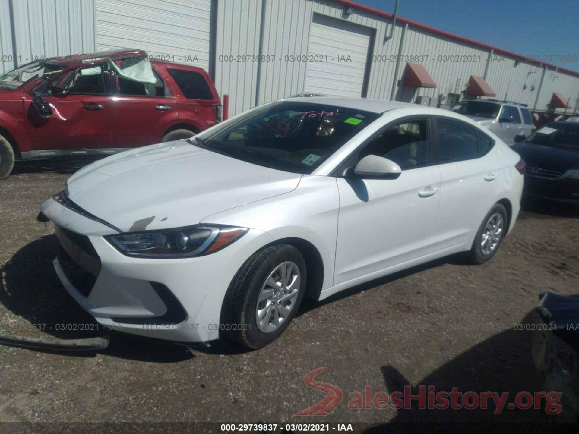 5NPD74LF6HH112529 2017 HYUNDAI ELANTRA