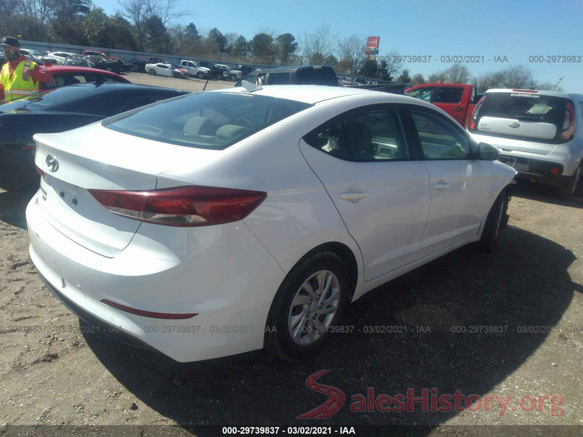 5NPD74LF6HH112529 2017 HYUNDAI ELANTRA