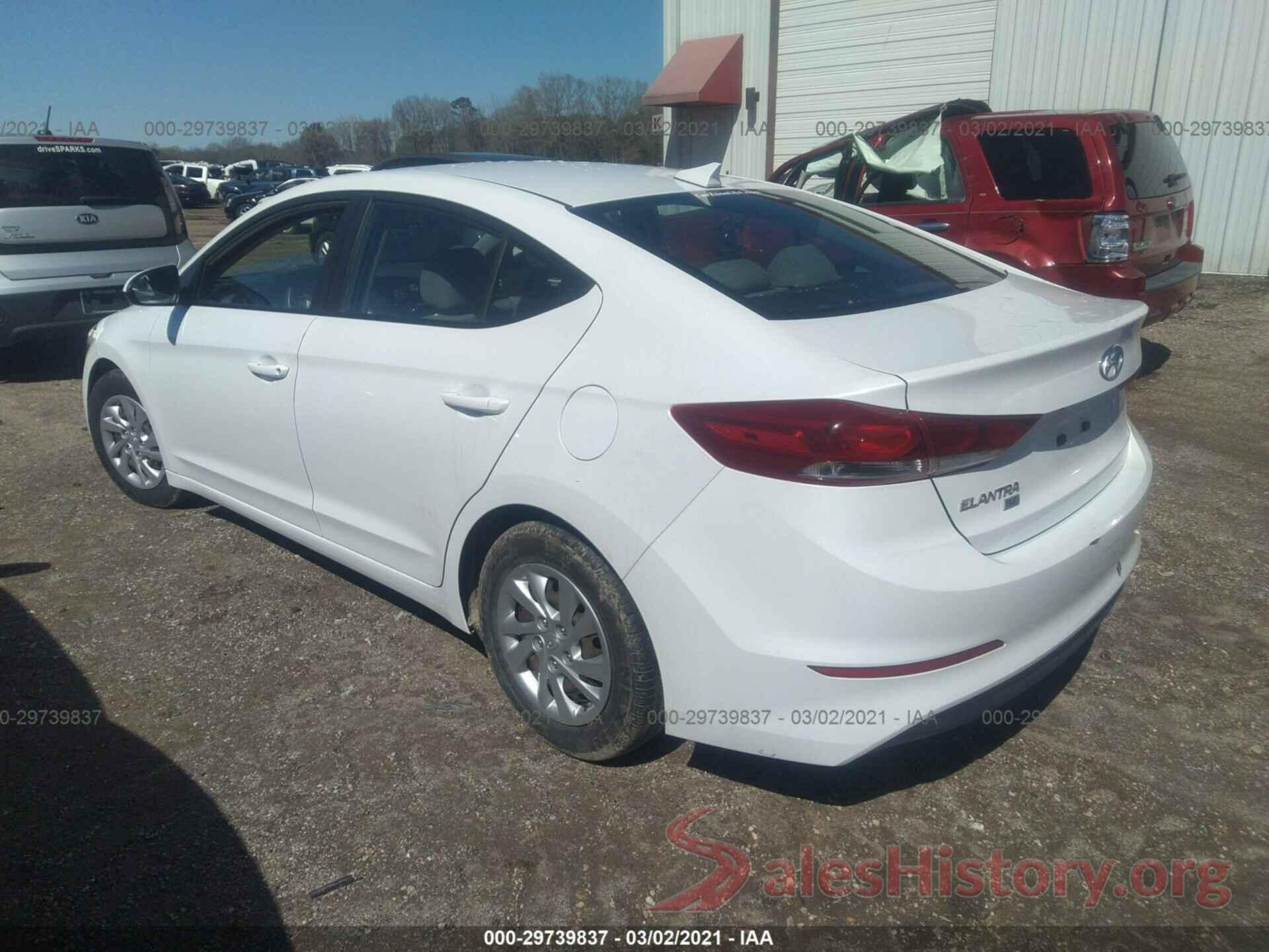 5NPD74LF6HH112529 2017 HYUNDAI ELANTRA