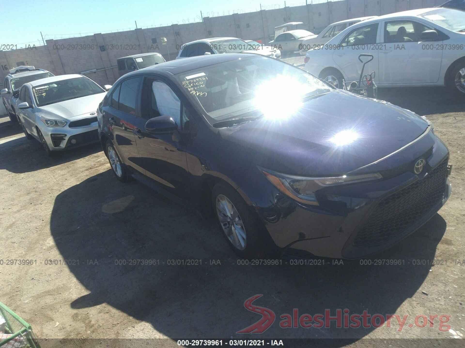 JTDHPRAE0LJ095249 2020 TOYOTA COROLLA