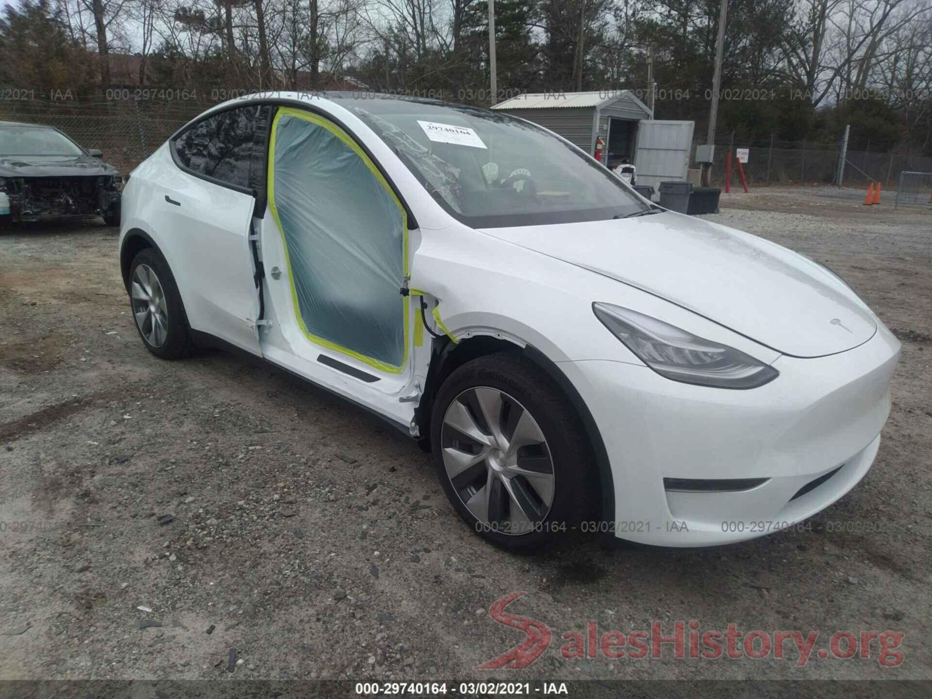 5YJYGDEEXMF078643 2021 TESLA MODEL Y