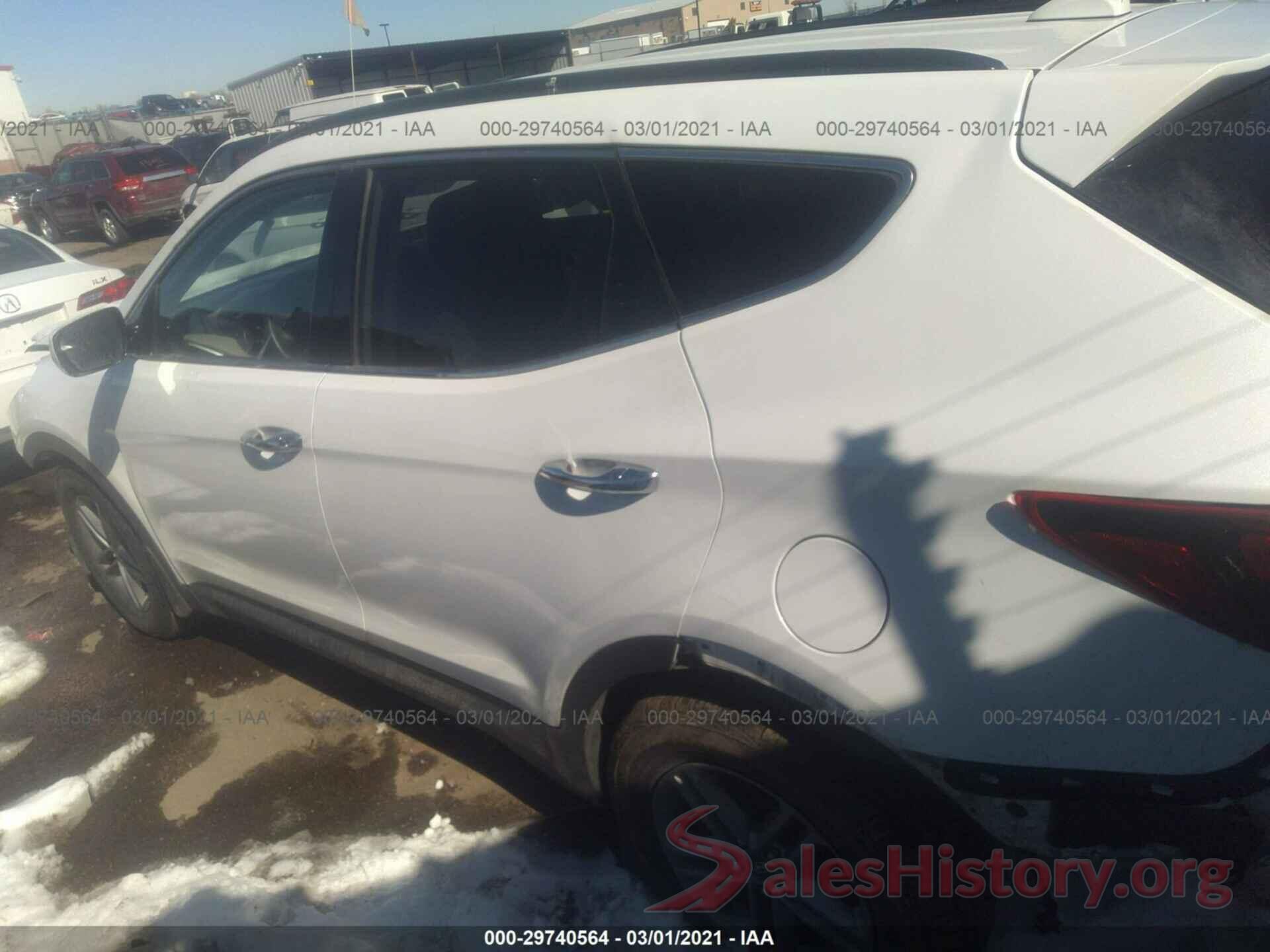 5NMZUDLBXHH011244 2017 HYUNDAI SANTA FE SPORT