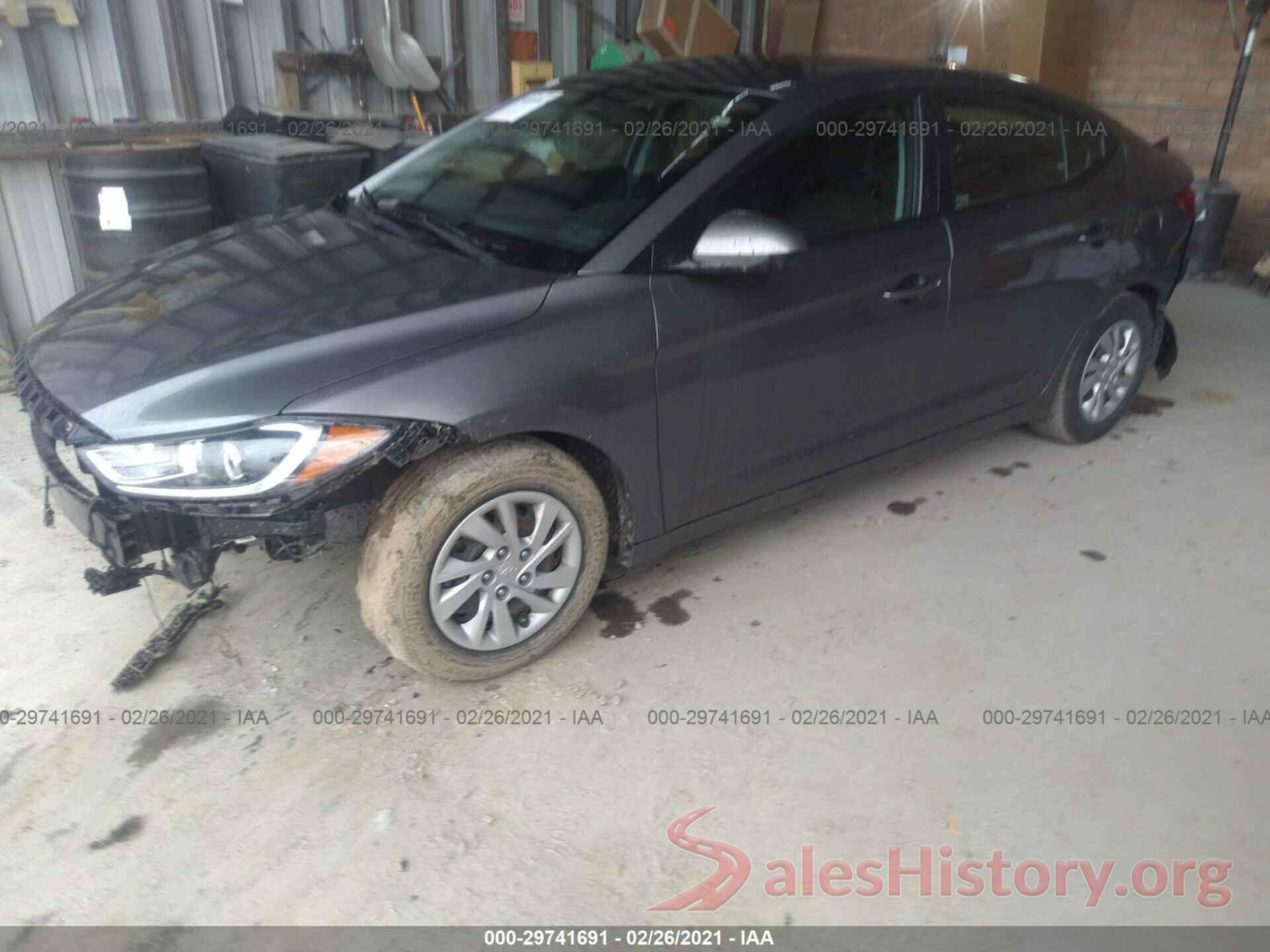 5NPD74LF1JH345529 2018 HYUNDAI ELANTRA