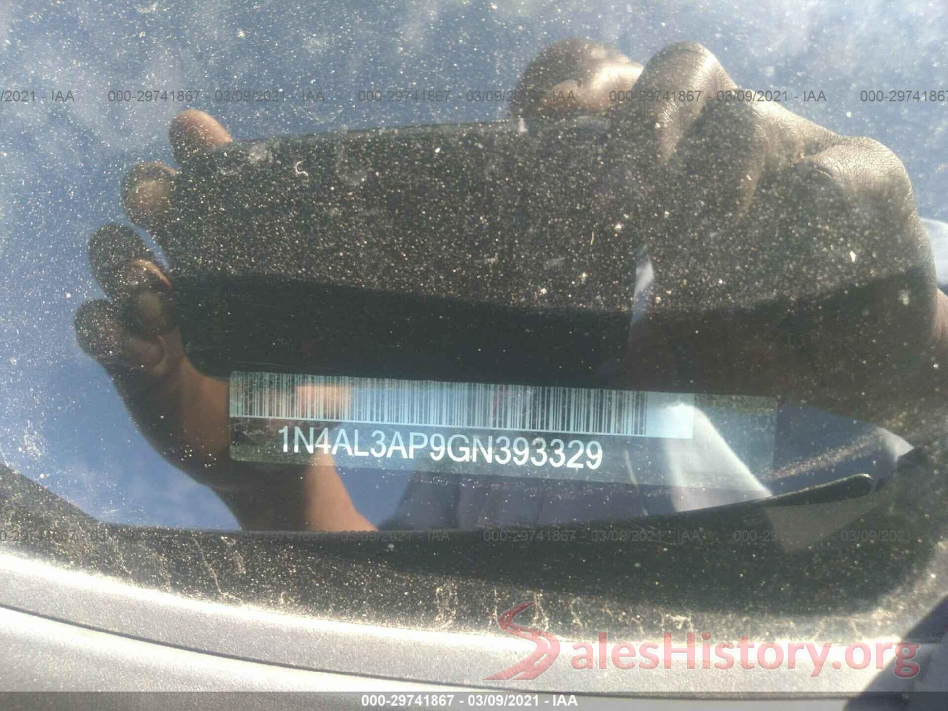 1N4AL3AP9GN393329 2016 NISSAN ALTIMA