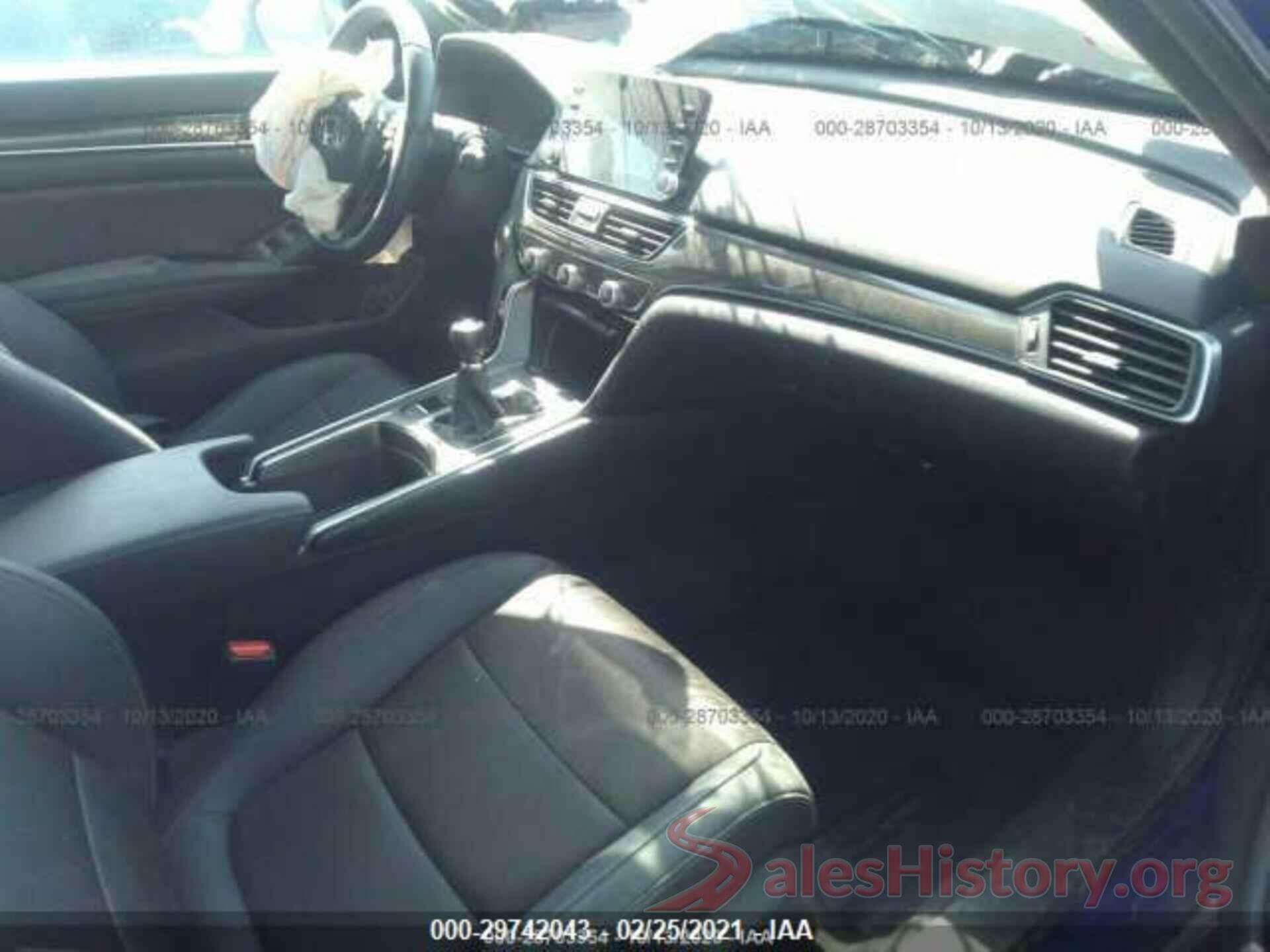 1HGCV1E30KA046031 2019 HONDA ACCORD SEDAN