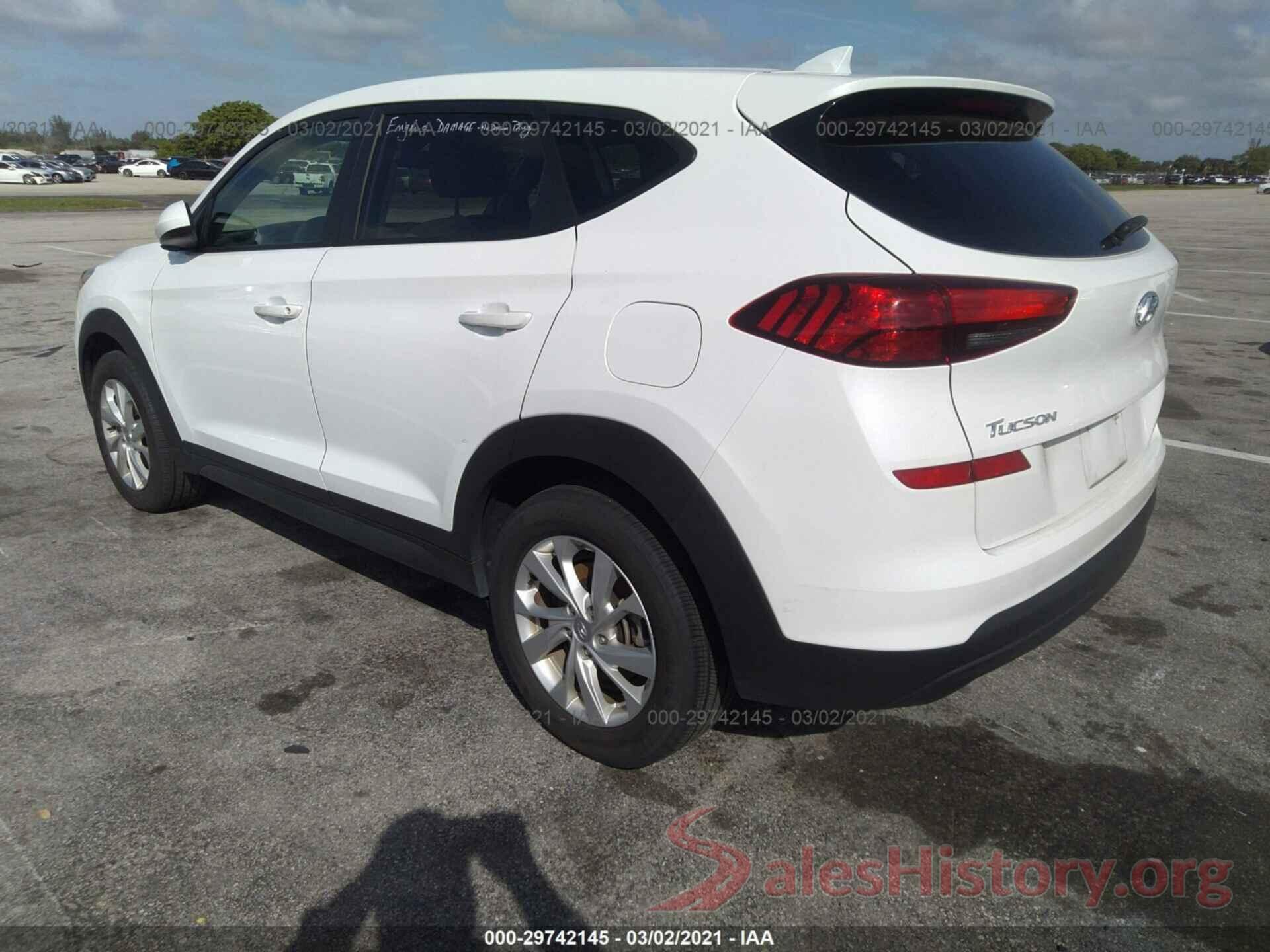 KM8J2CA41KU940803 2019 HYUNDAI TUCSON