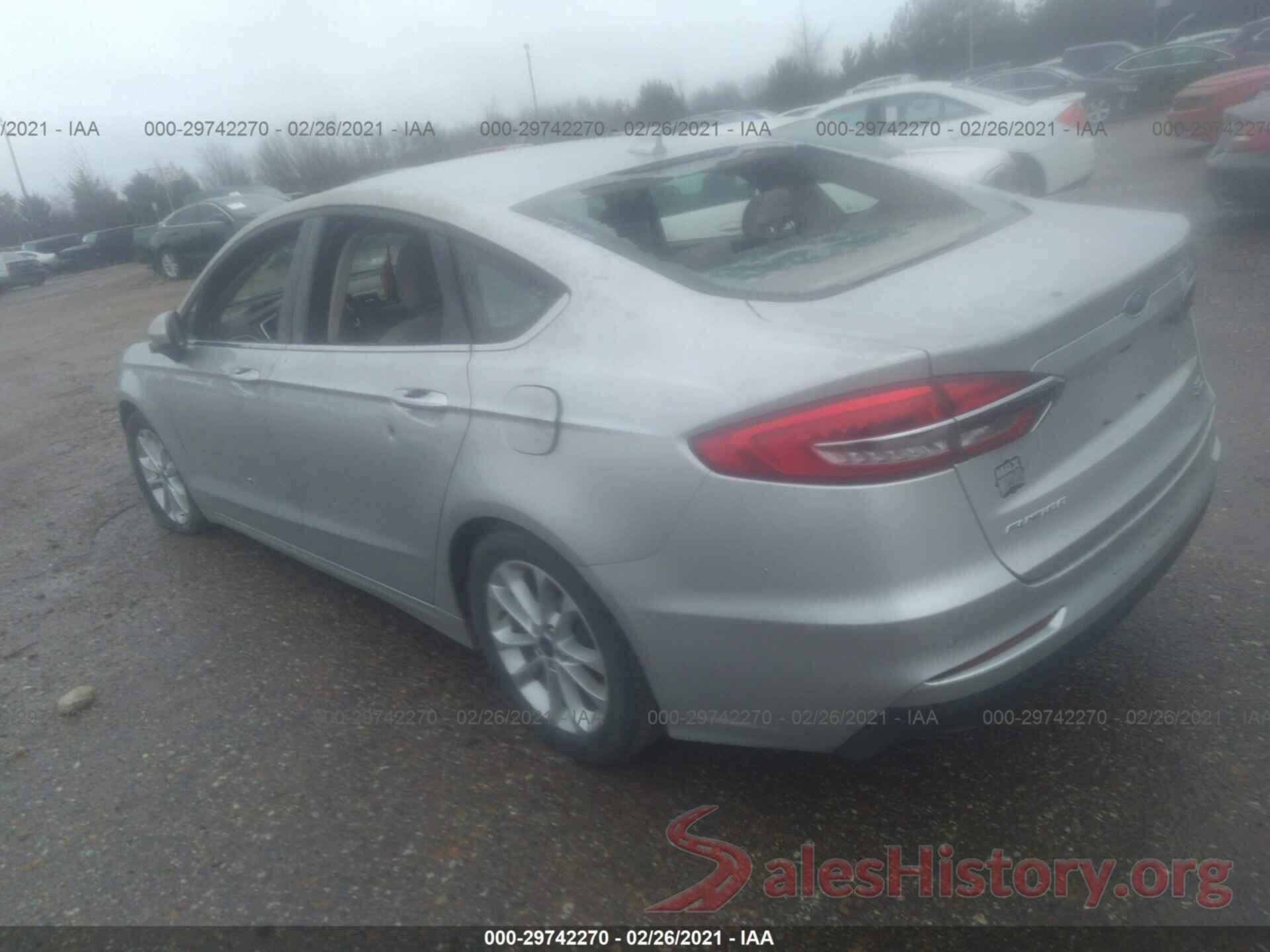 3FA6P0HD4KR250993 2019 FORD FUSION