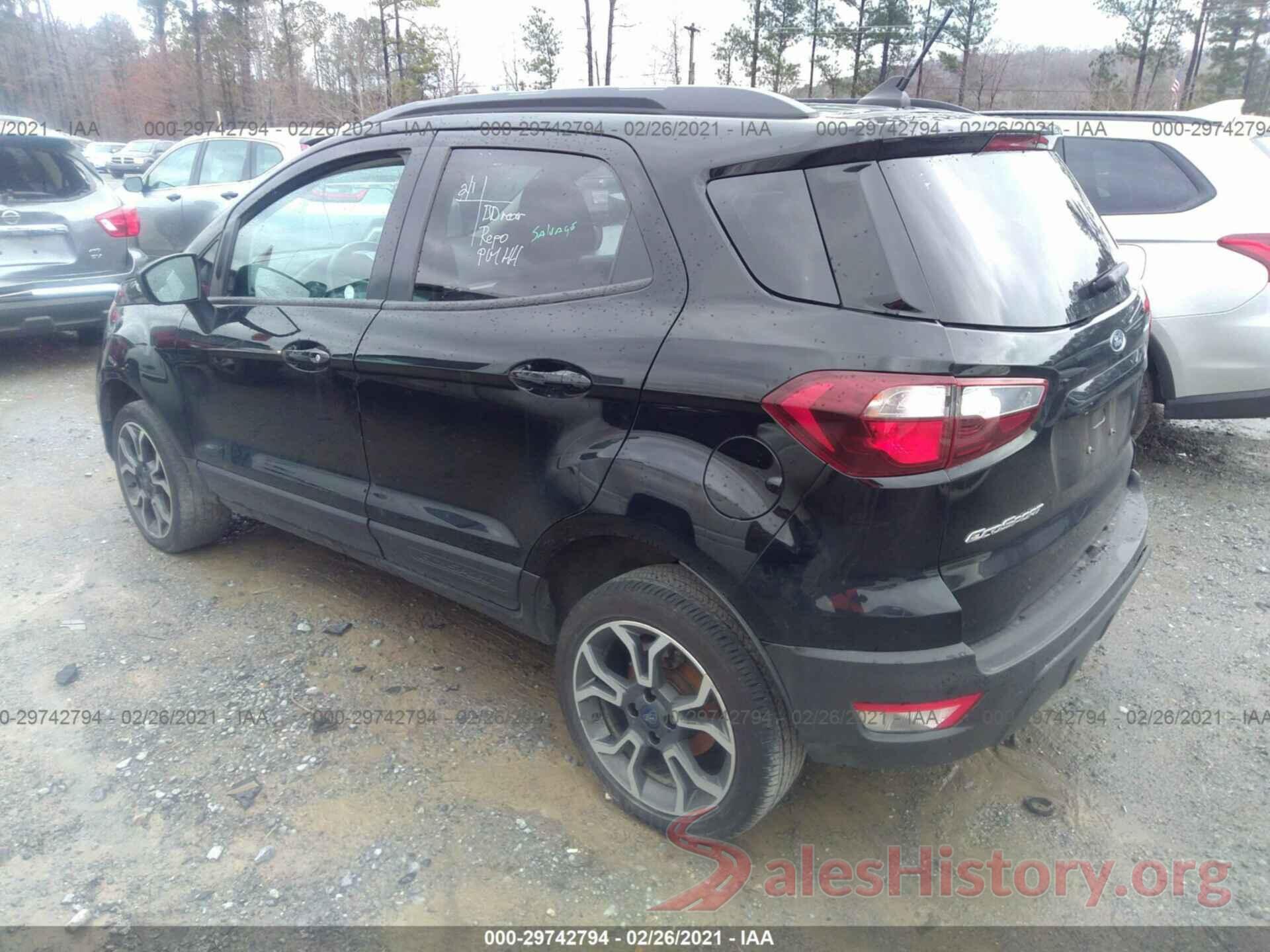 MAJ6S3JL1LC322332 2020 FORD ECOSPORT