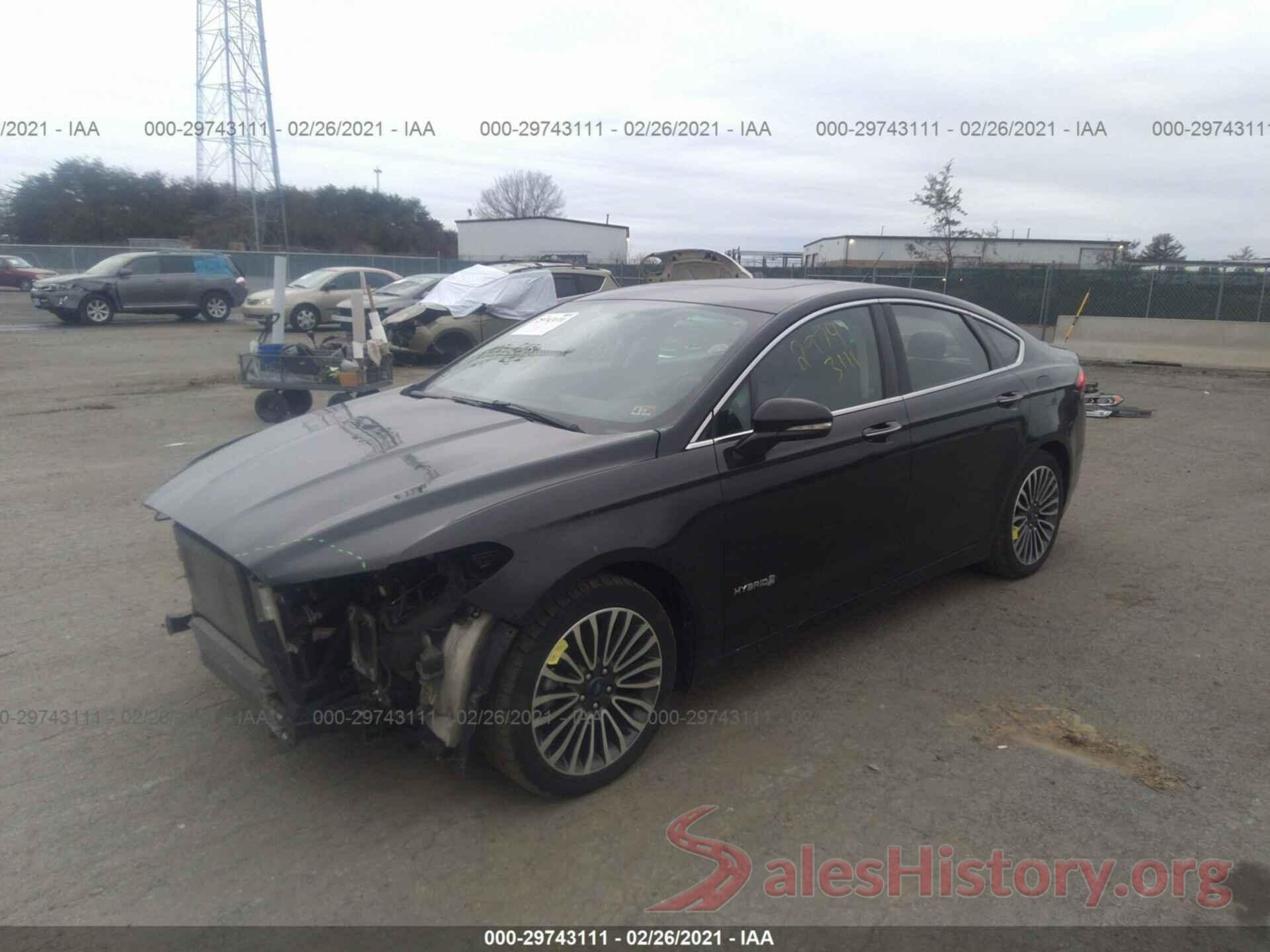 3FA6P0RU7HR356457 2017 FORD FUSION