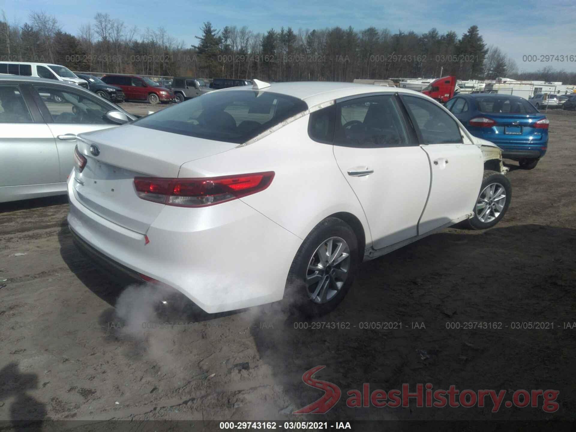 KNAGT4L38G5081519 2016 KIA OPTIMA