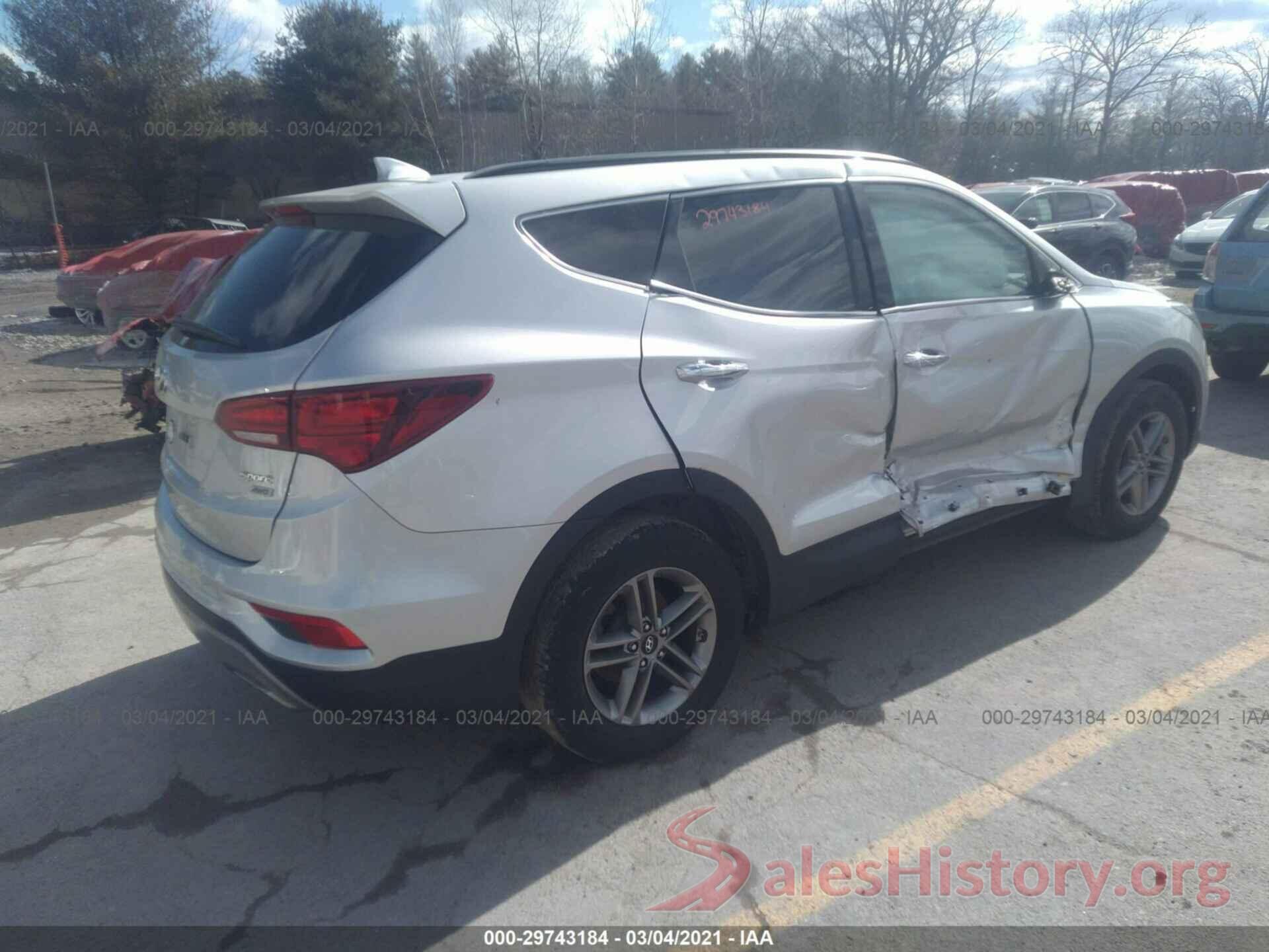 5XYZUDLB9HG409314 2017 HYUNDAI SANTA FE SPORT