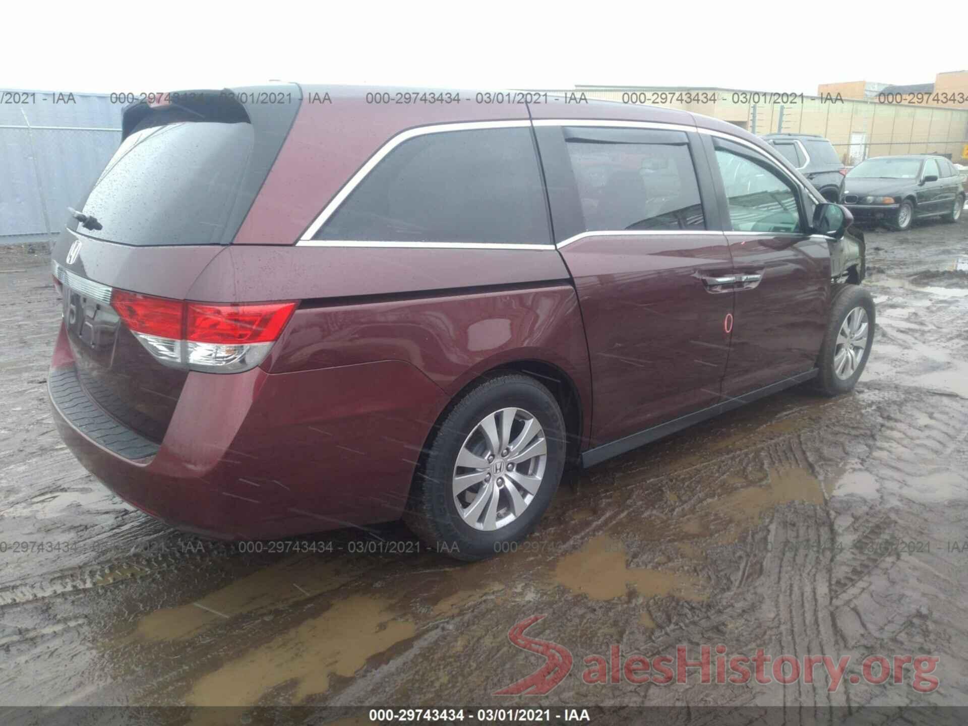 5FNRL5H66GB041880 2016 HONDA ODYSSEY