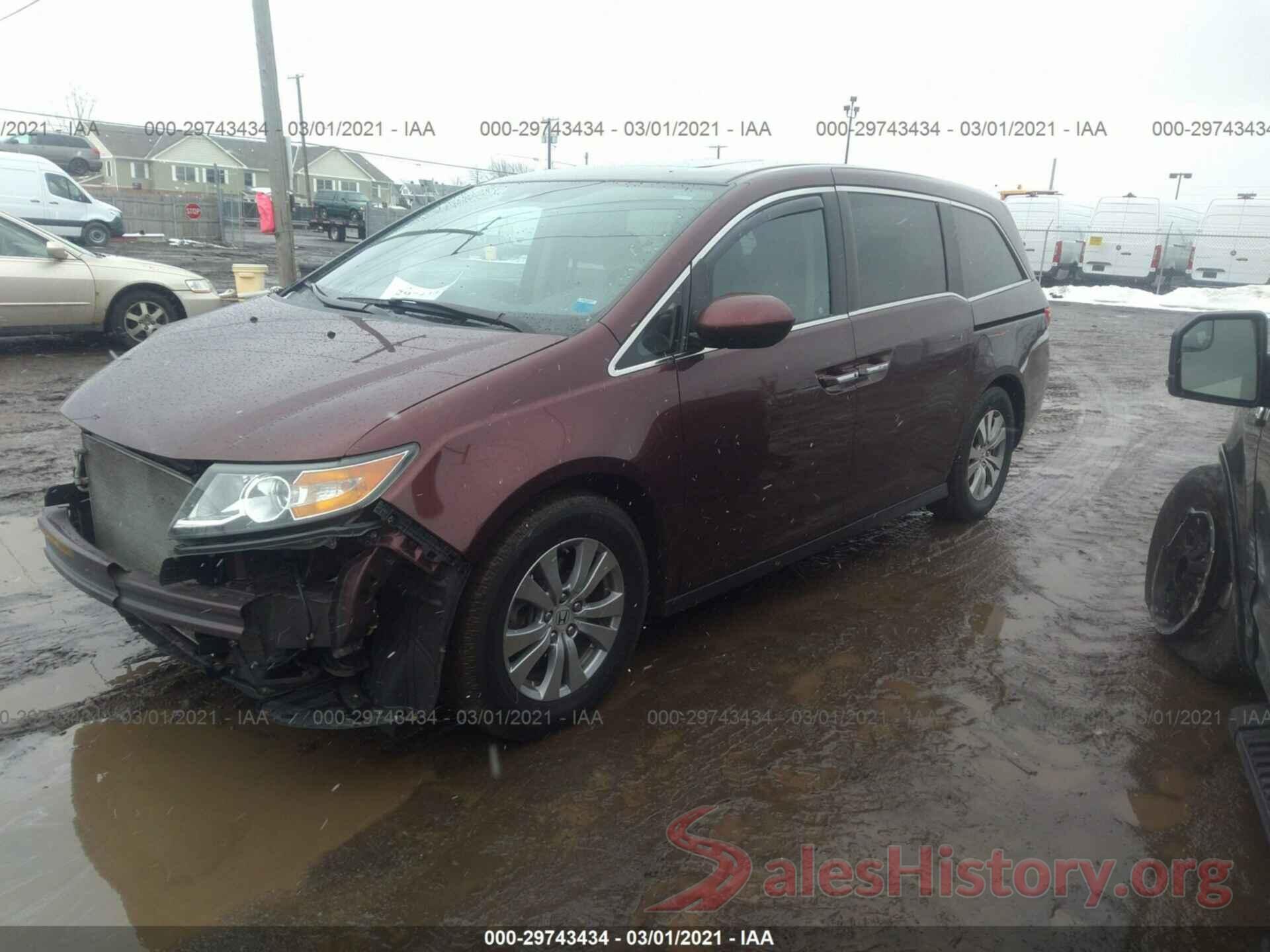 5FNRL5H66GB041880 2016 HONDA ODYSSEY