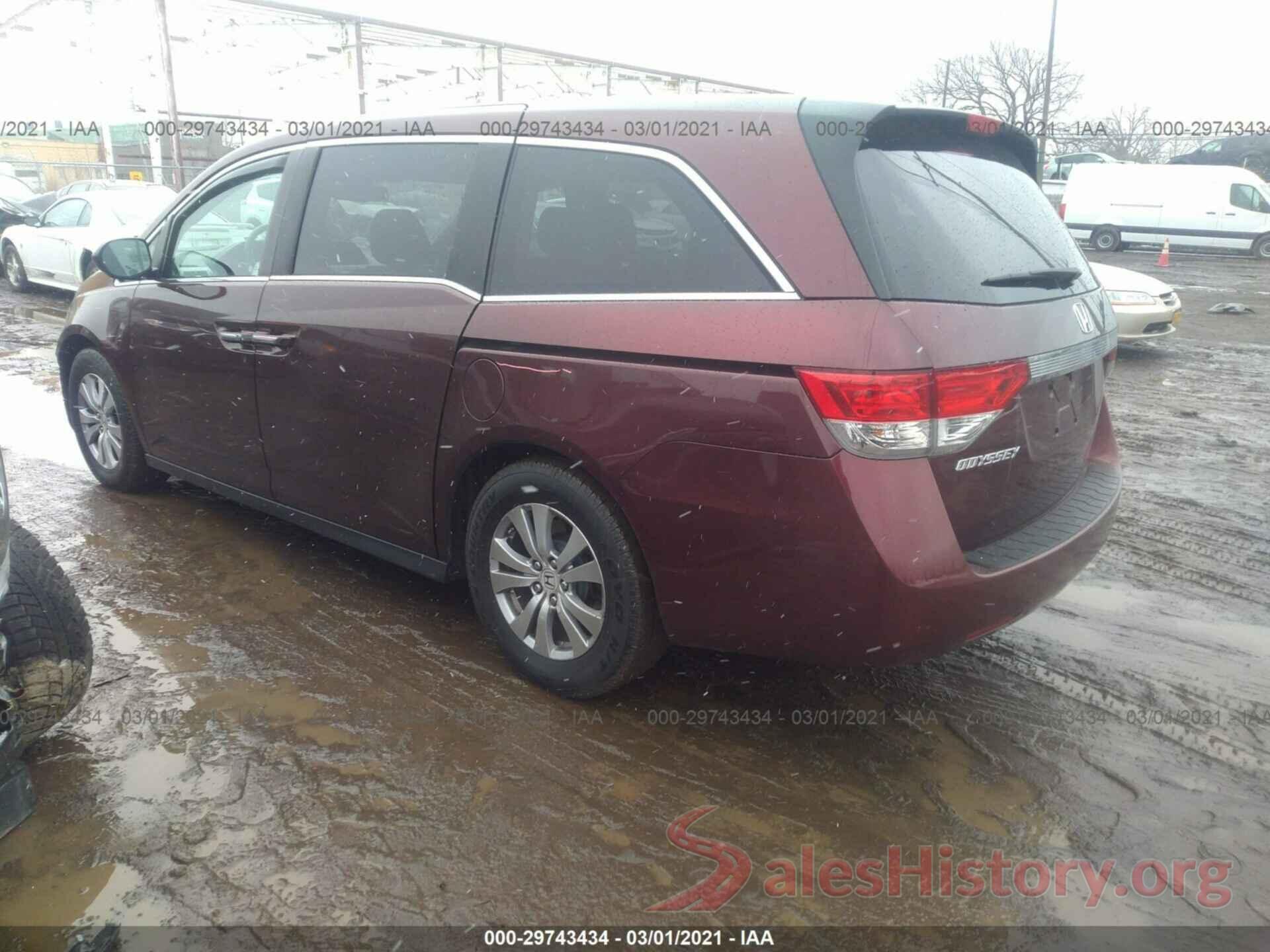 5FNRL5H66GB041880 2016 HONDA ODYSSEY