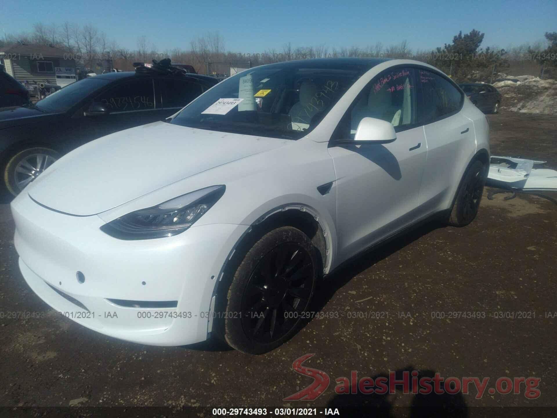 5YJYGDEE5LF049209 2020 TESLA MODEL Y