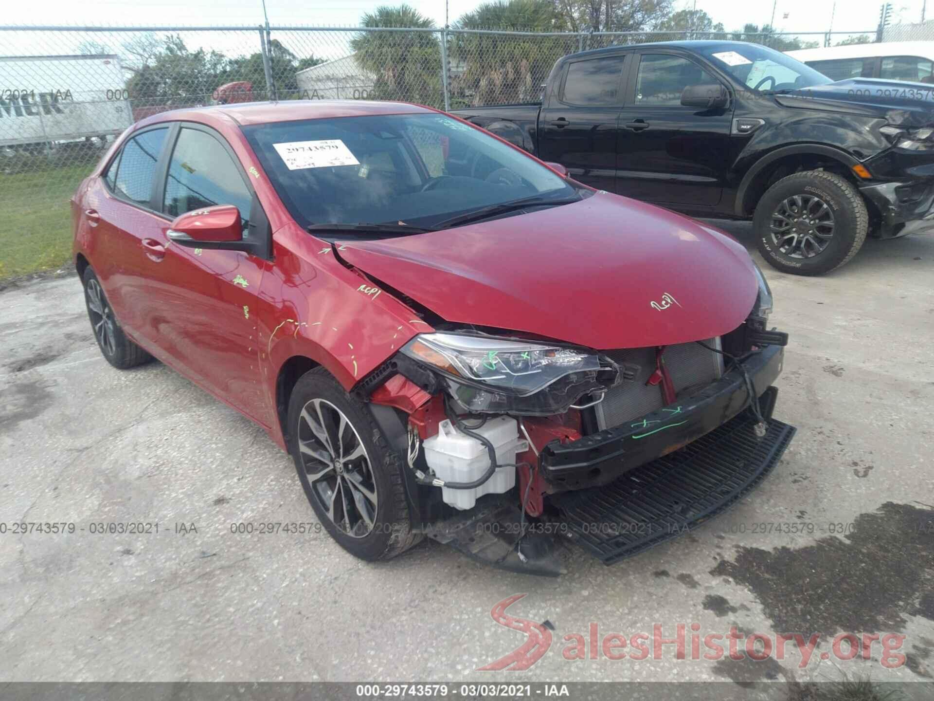 2T1BURHE4HC755705 2017 TOYOTA COROLLA