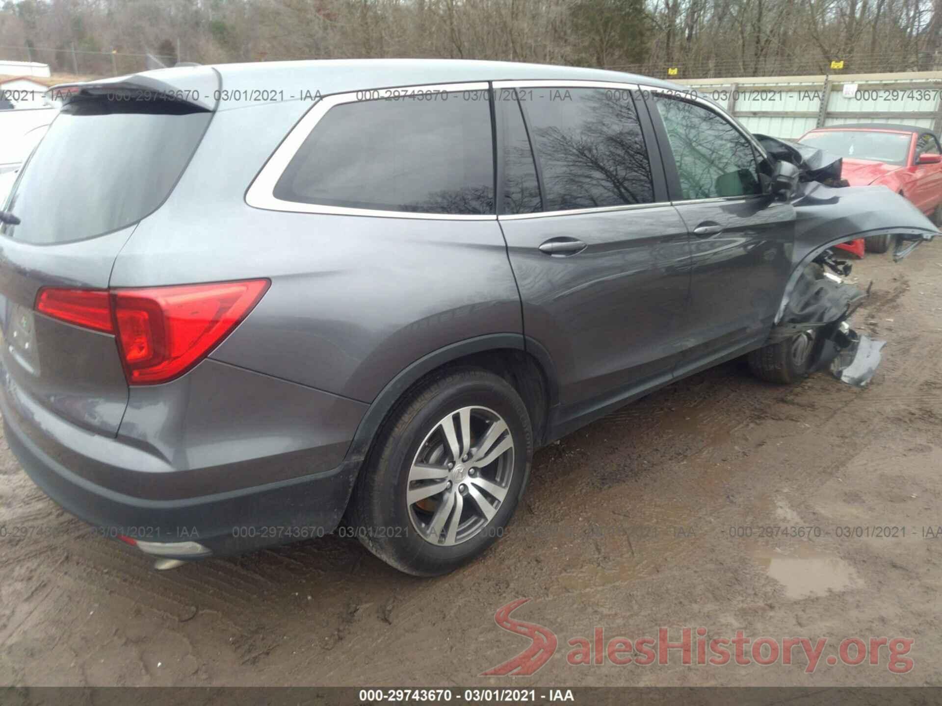 5FNYF5H80GB055391 2016 HONDA PILOT