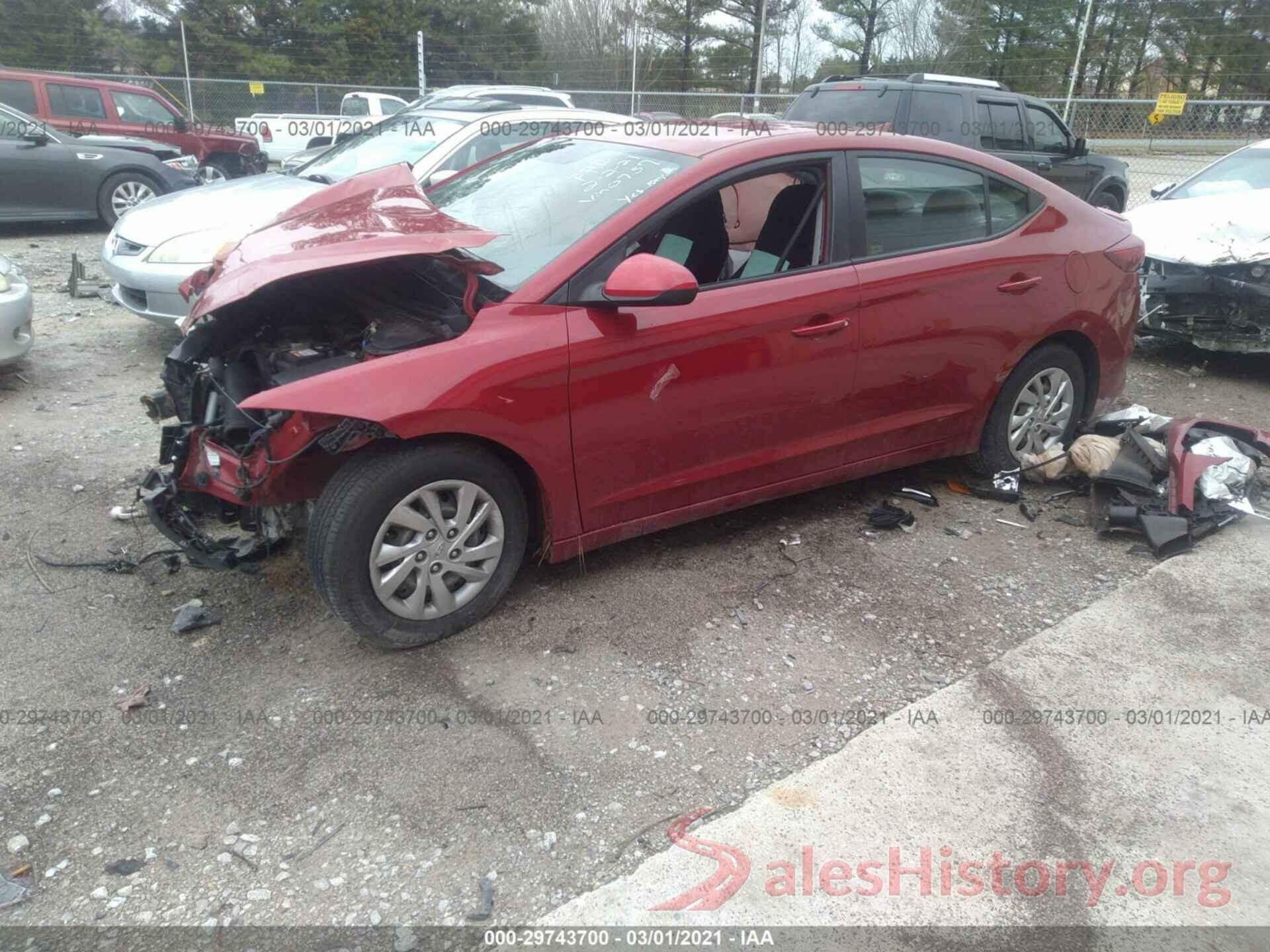 KMHD74LF7HU110757 2017 HYUNDAI ELANTRA