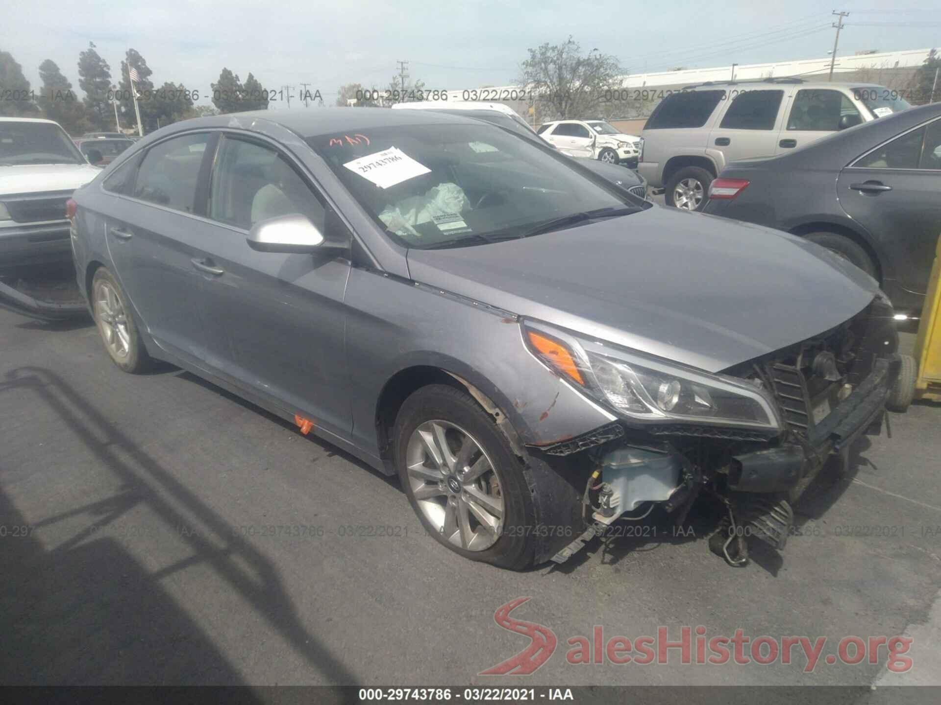 5NPE24AF5HH589684 2017 HYUNDAI SONATA