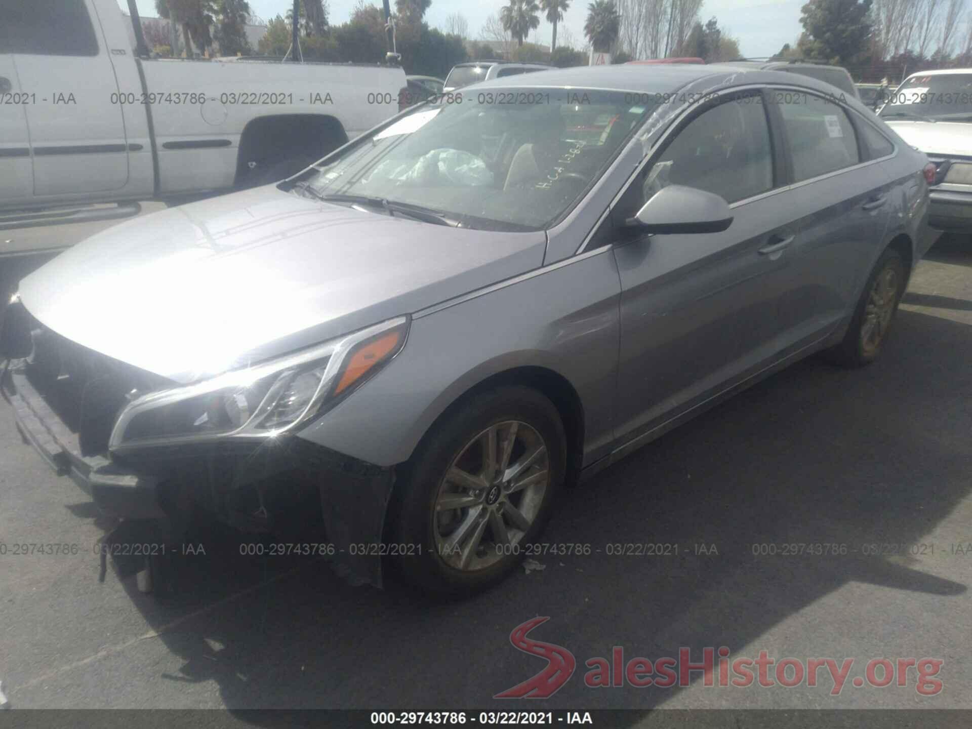 5NPE24AF5HH589684 2017 HYUNDAI SONATA