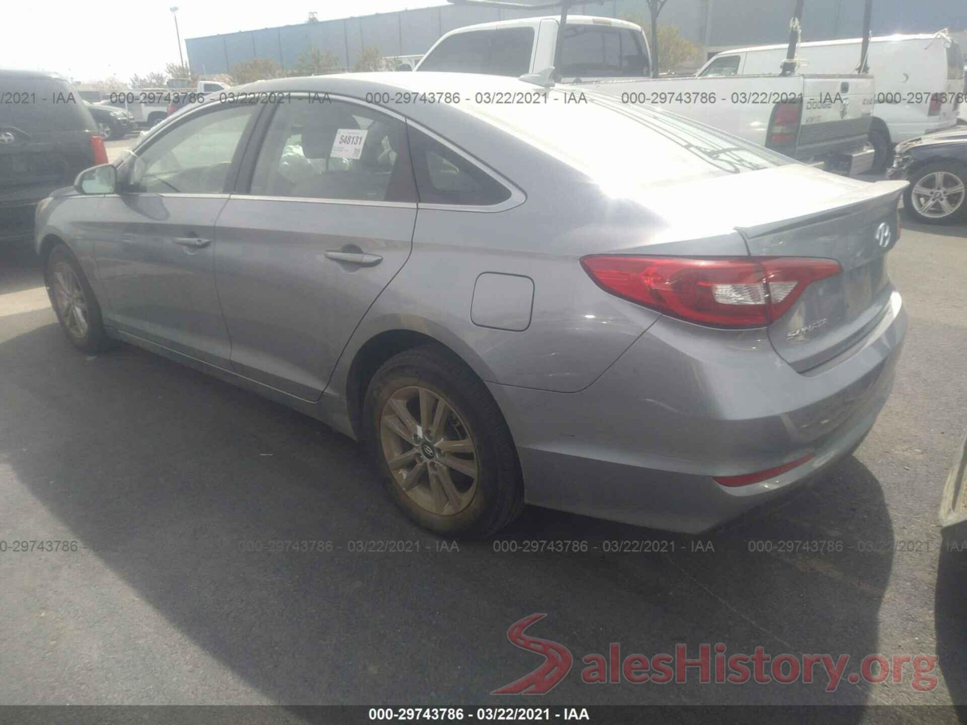 5NPE24AF5HH589684 2017 HYUNDAI SONATA