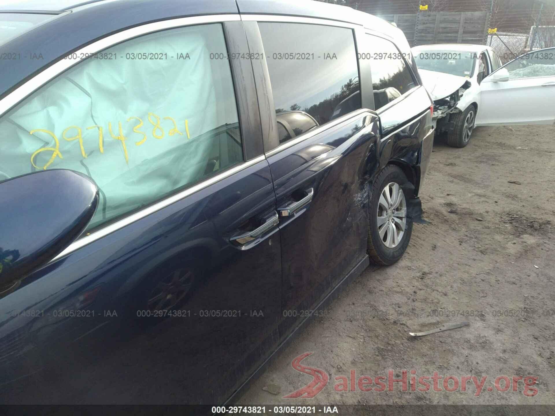 5FNRL5H61GB081316 2016 HONDA ODYSSEY