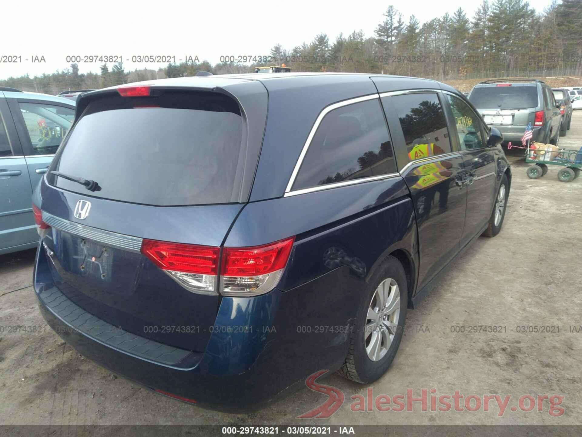 5FNRL5H61GB081316 2016 HONDA ODYSSEY