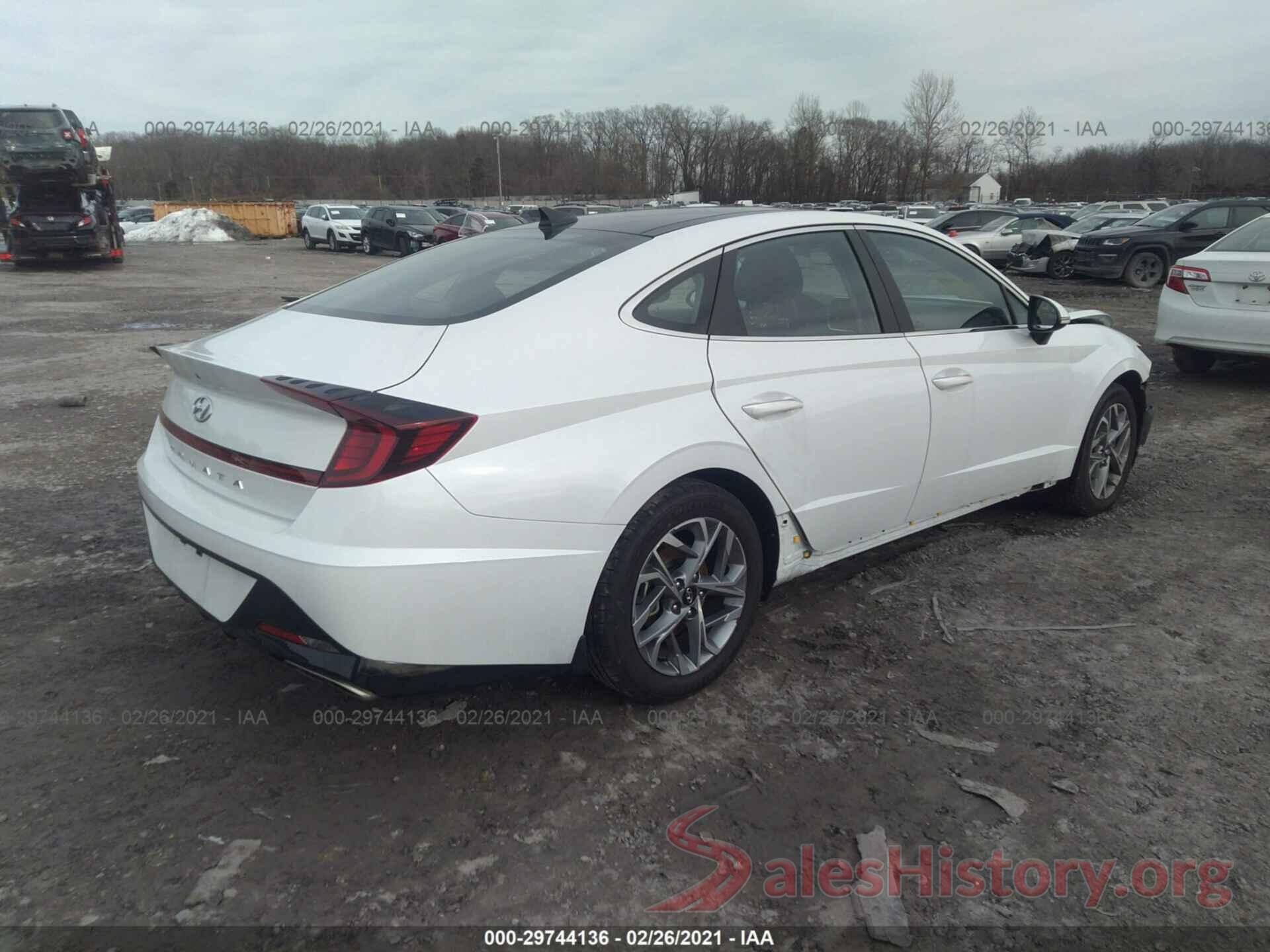 5NPEF4JA2MH088593 2021 HYUNDAI SONATA