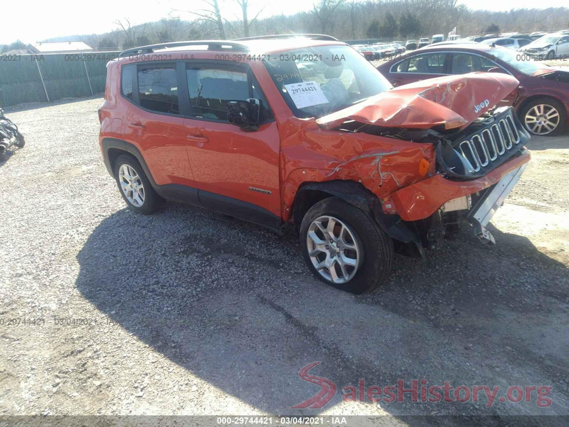 ZACCJABT0GPE38755 2016 JEEP RENEGADE