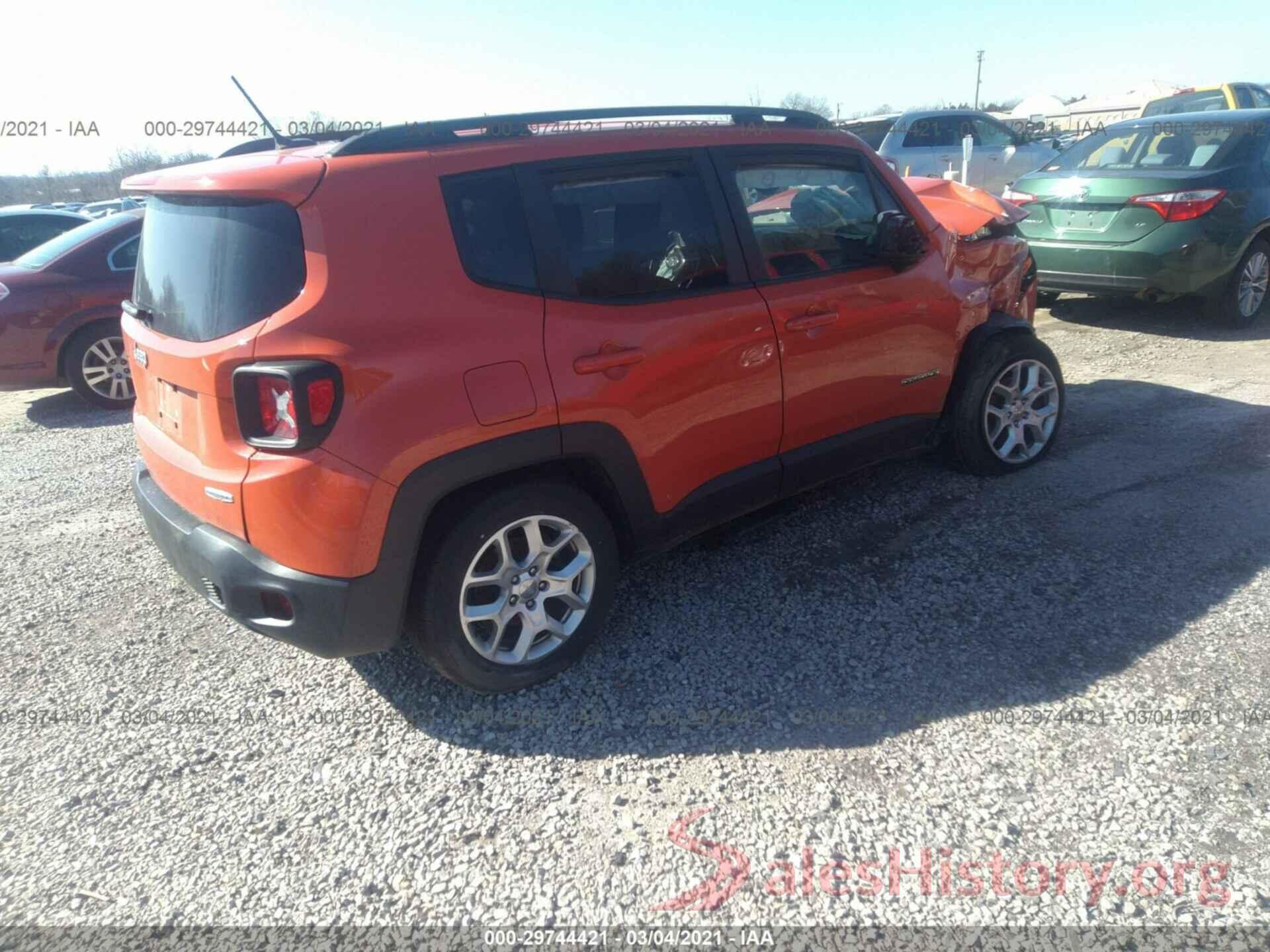 ZACCJABT0GPE38755 2016 JEEP RENEGADE