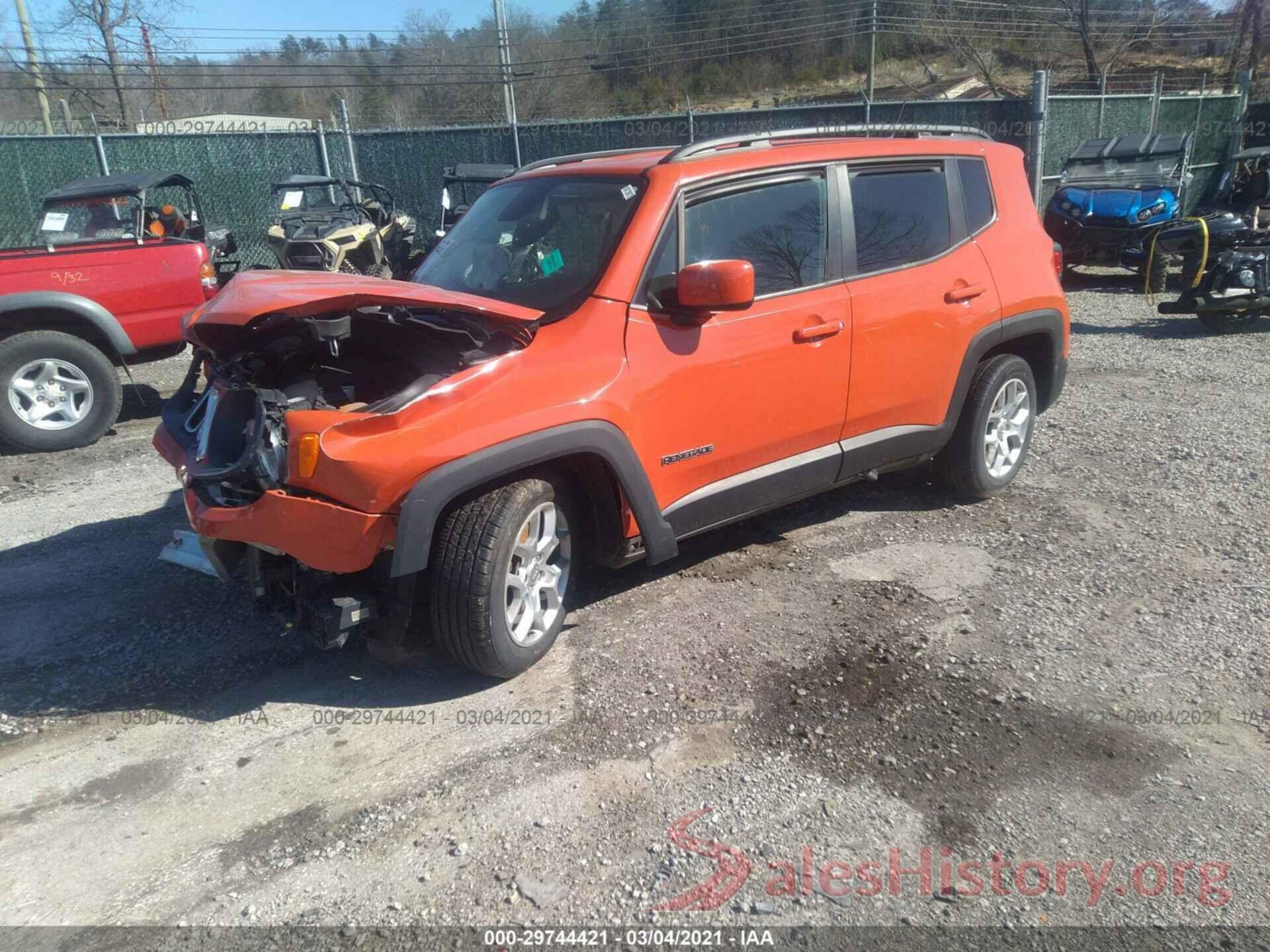 ZACCJABT0GPE38755 2016 JEEP RENEGADE