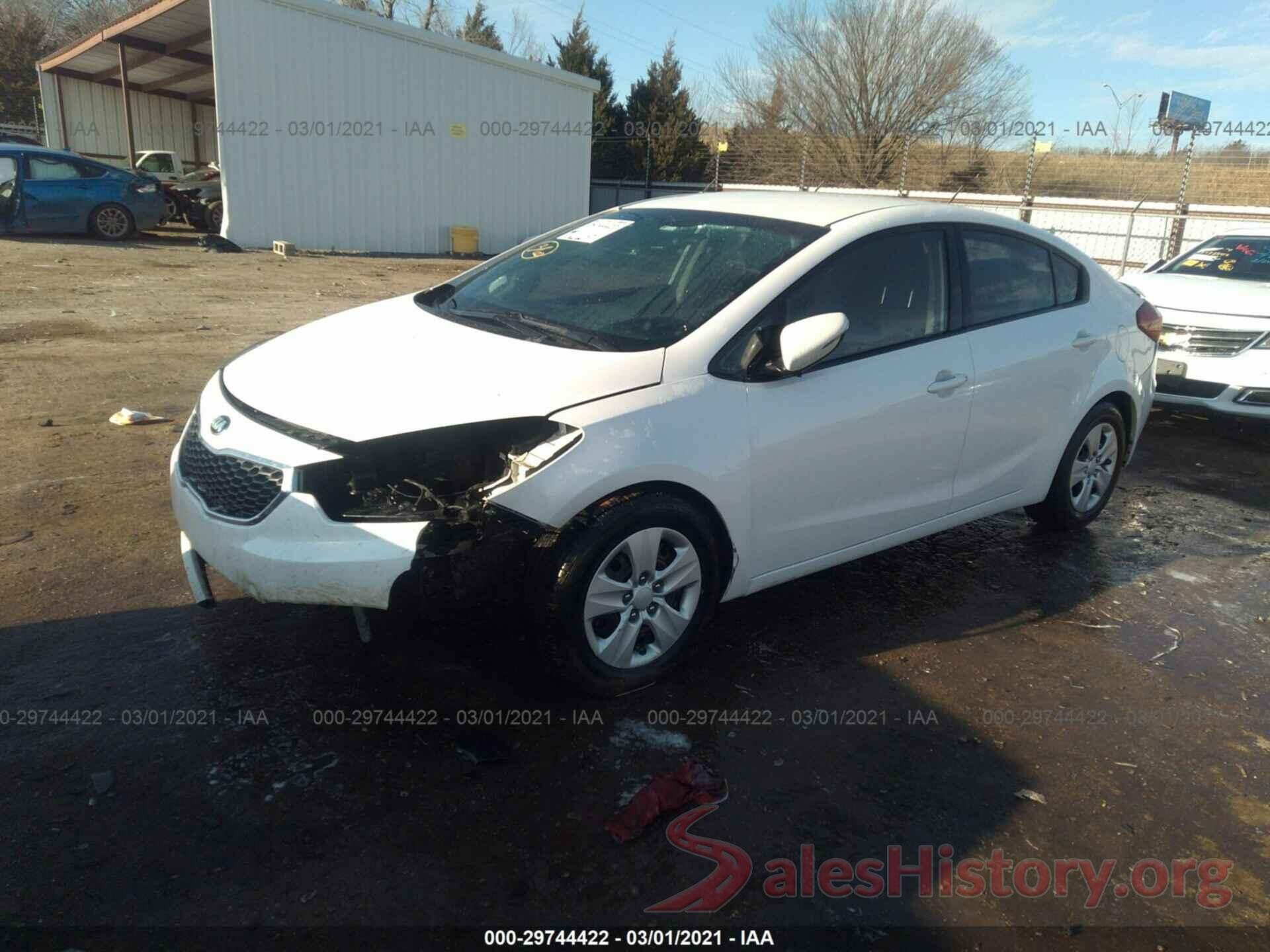 KNAFX4A6XG5517672 2016 KIA FORTE