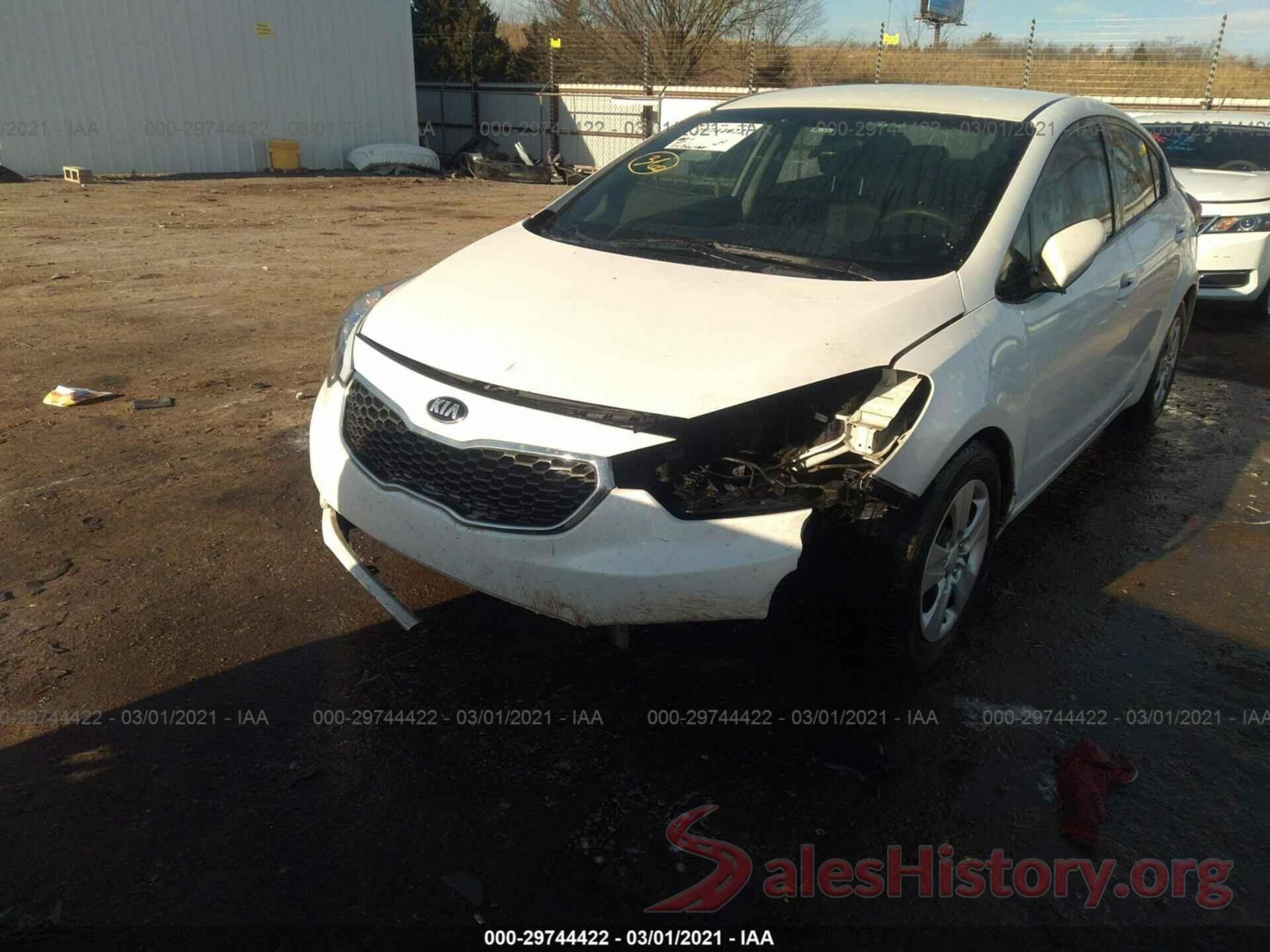 KNAFX4A6XG5517672 2016 KIA FORTE